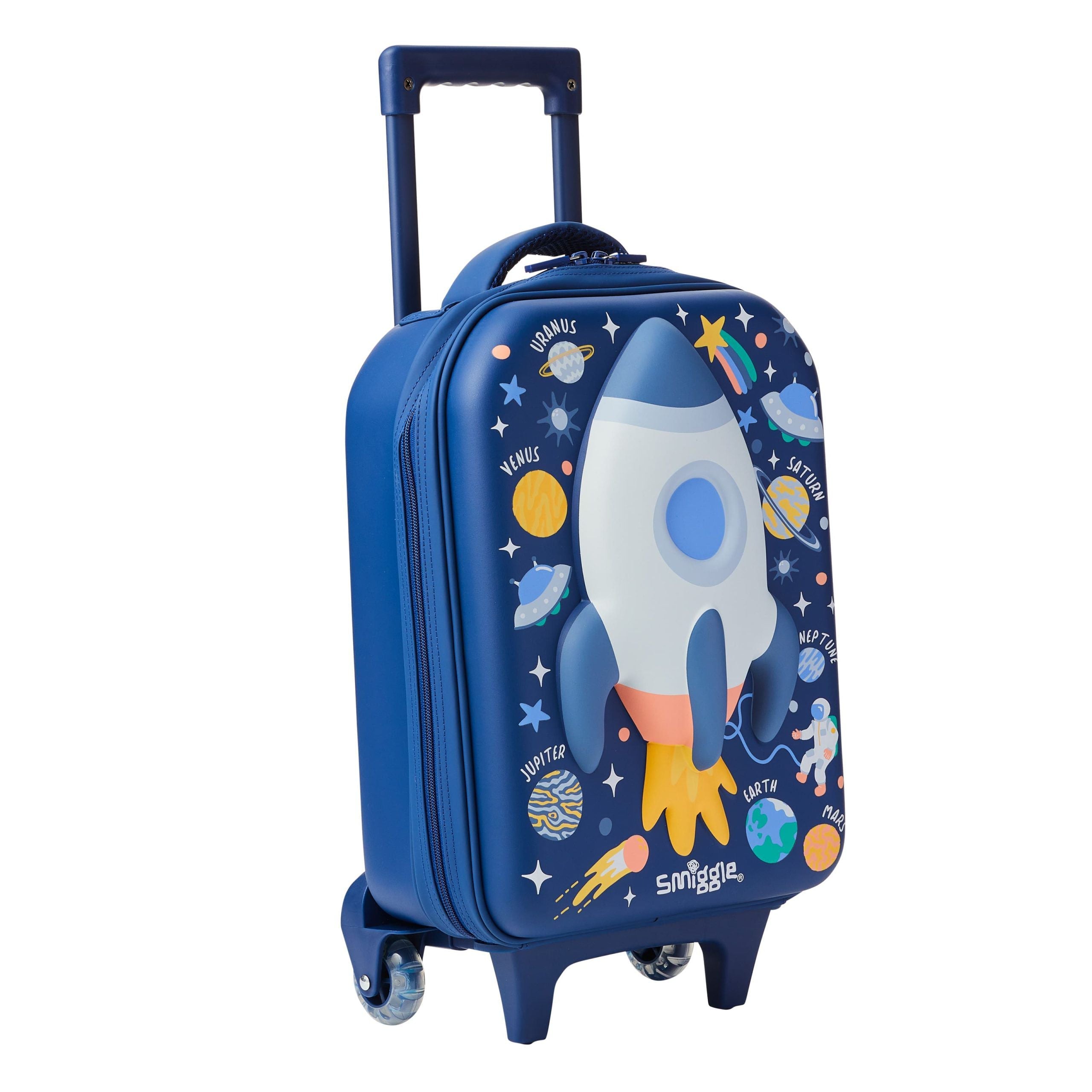 Smiggle - Sky Hi Junior Maleta Infantil con Ruedas Iluminadas