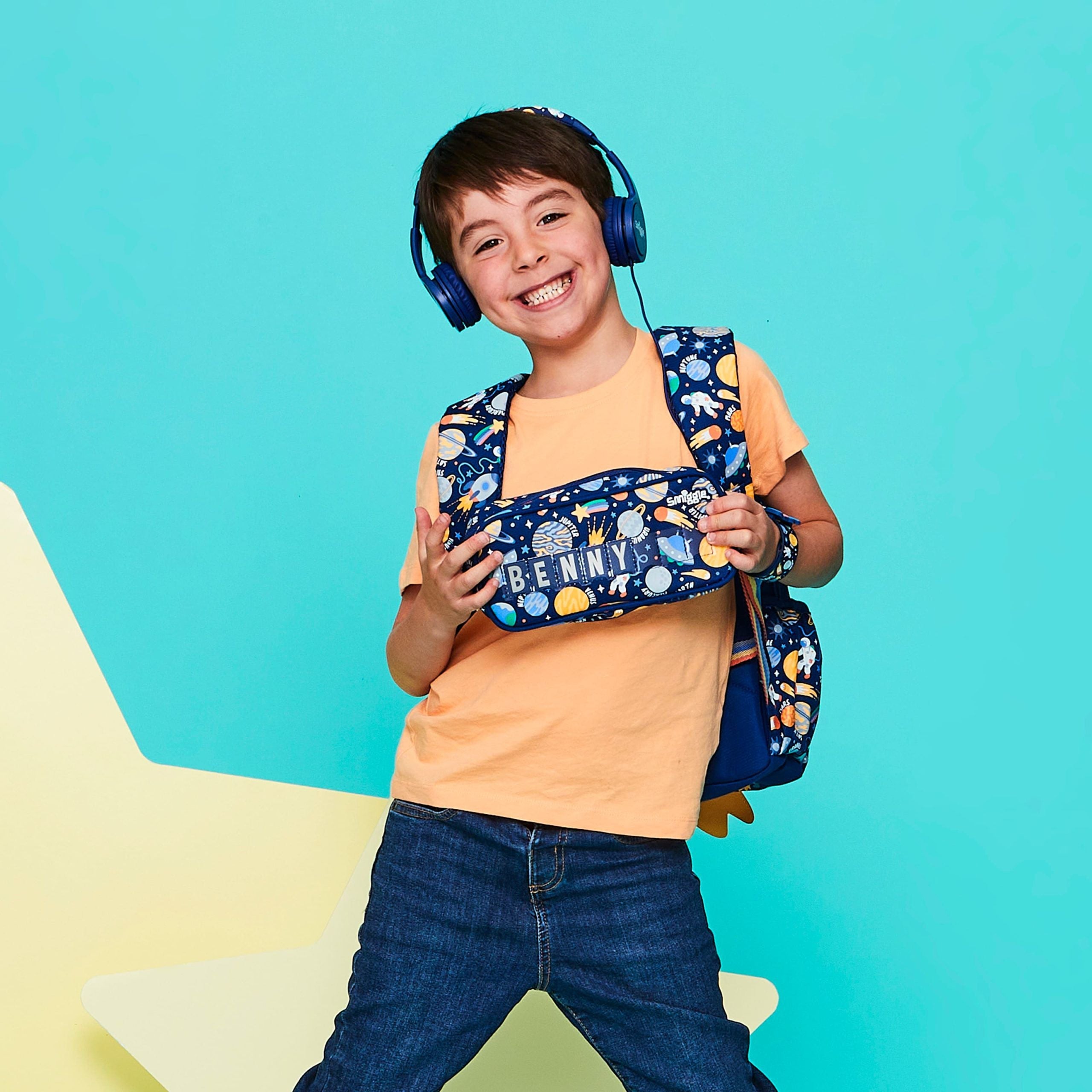Smiggle - Cartera infantil Sky Hi Junior