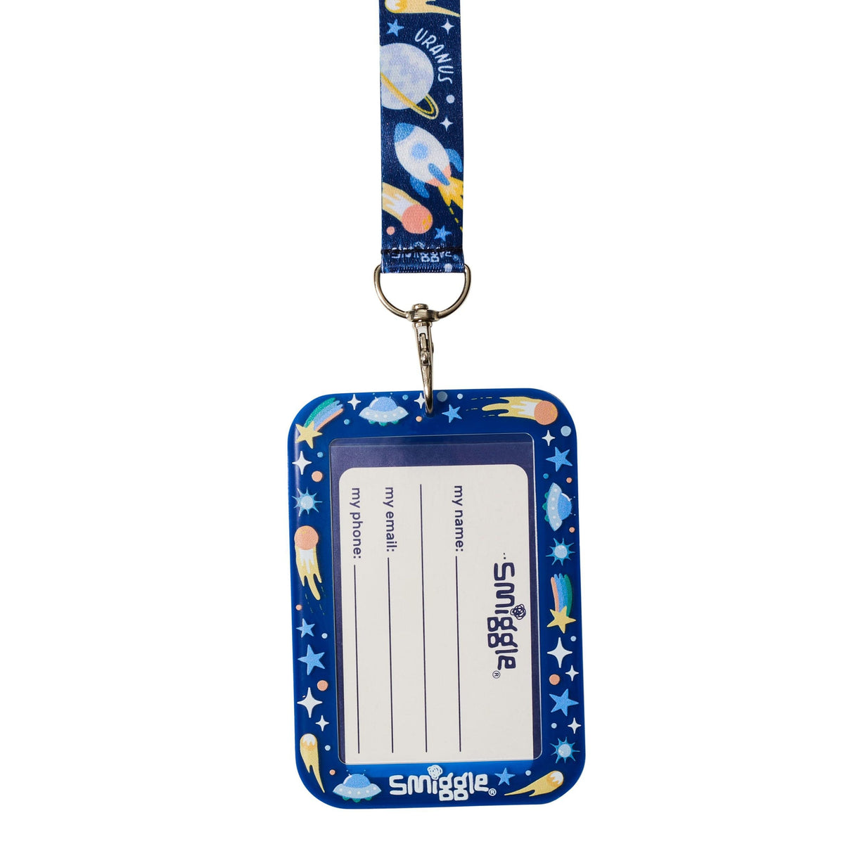 Smiggle - Tarjetero escolar con cordón Sky Hi Junior