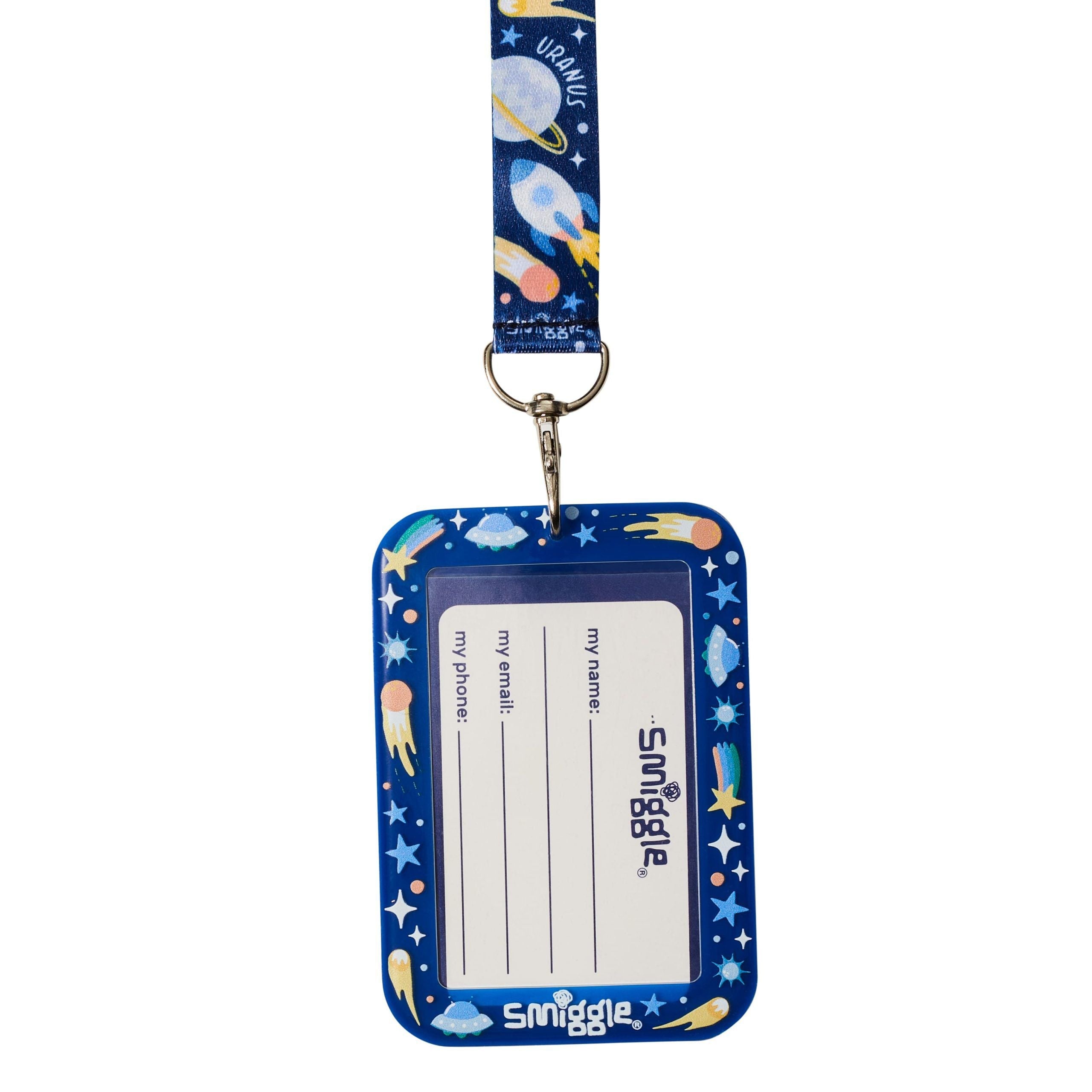 Smiggle - Tarjetero escolar con cordón Sky Hi Junior