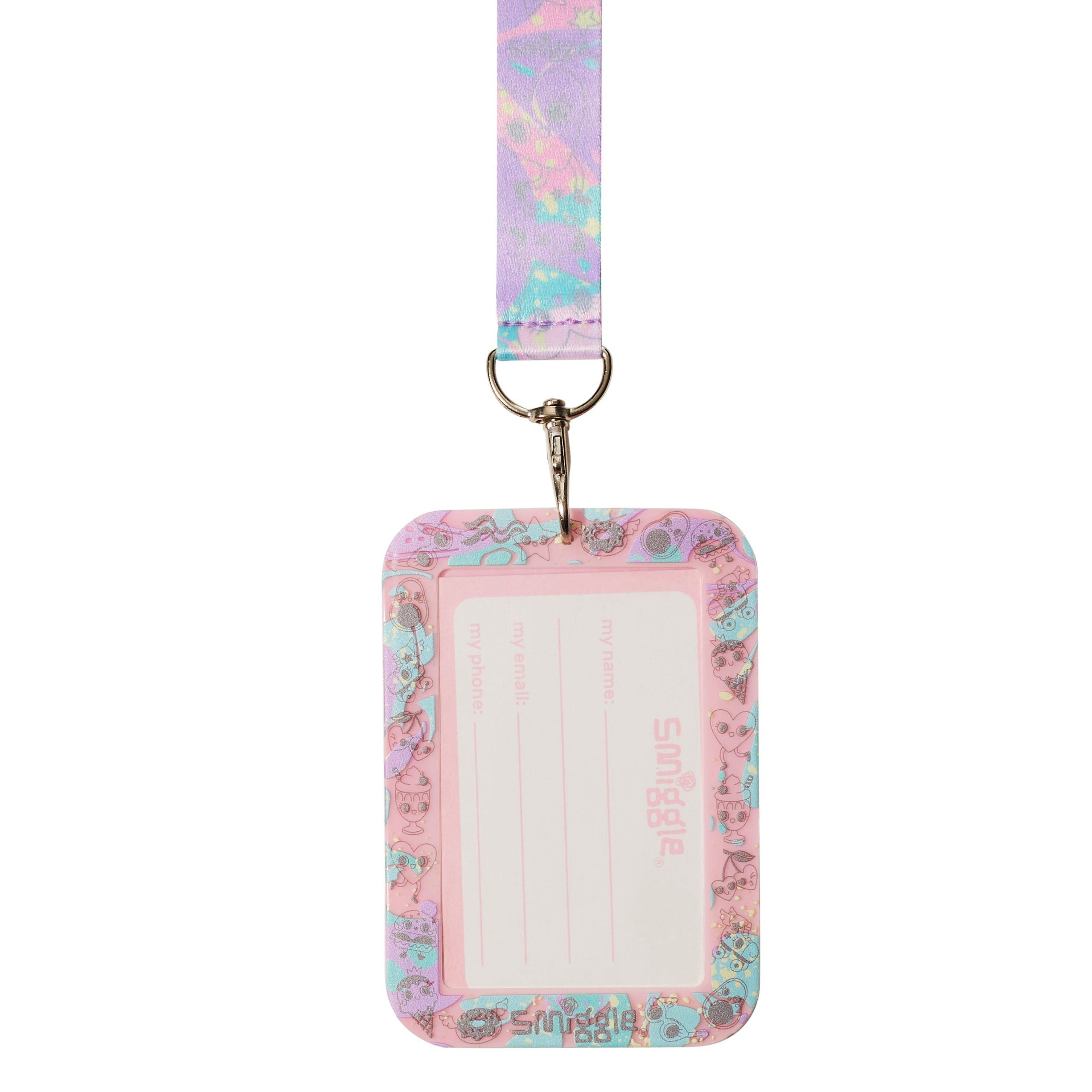 Smiggle - Tarjetero escolar con cordón Sky Hi Junior