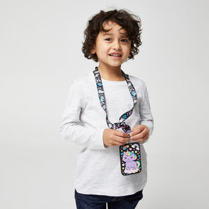 Smiggle - Tarjetero escolar con cordón Sky Hi Junior