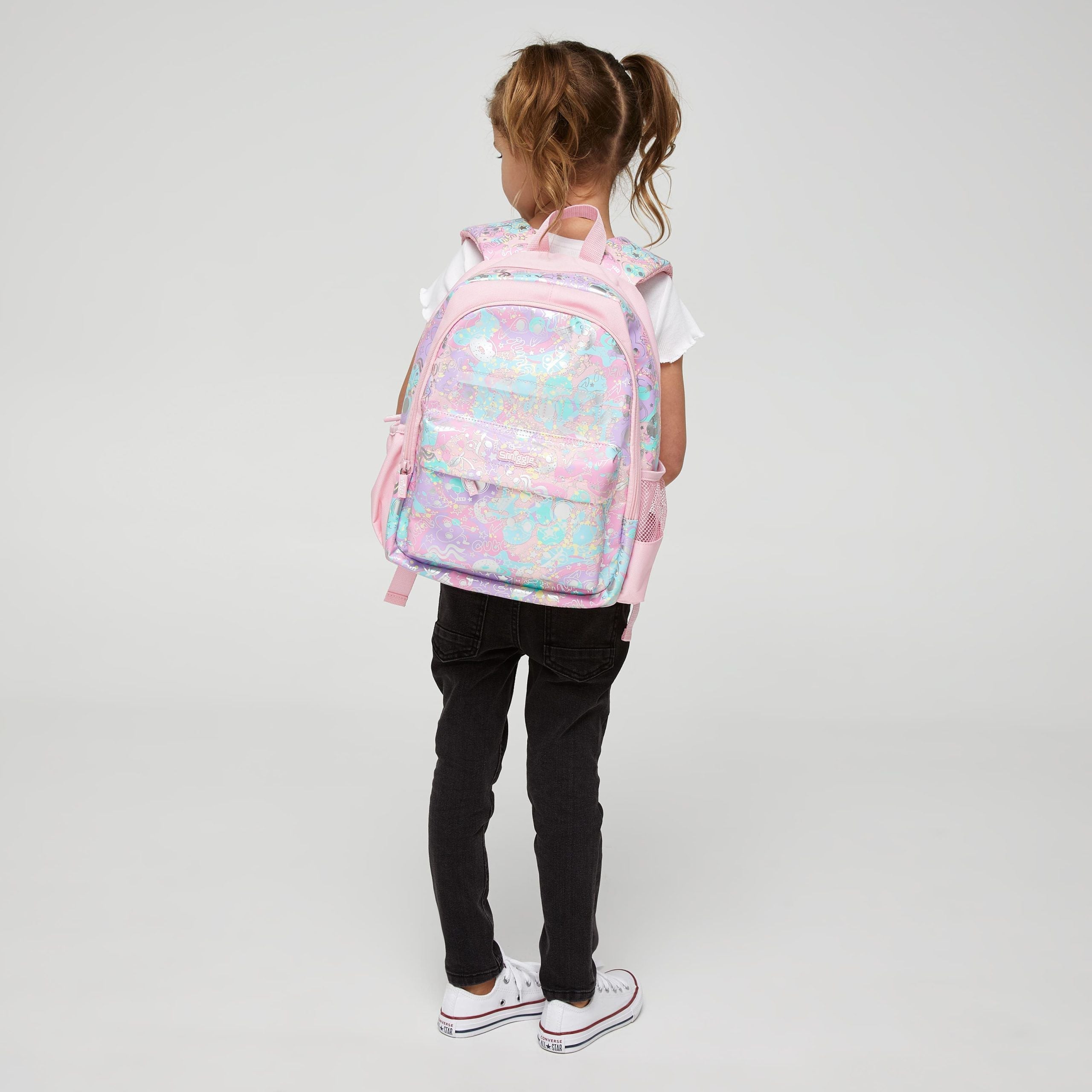 Smiggle - Sky Hi Mochila Junior con Identificación