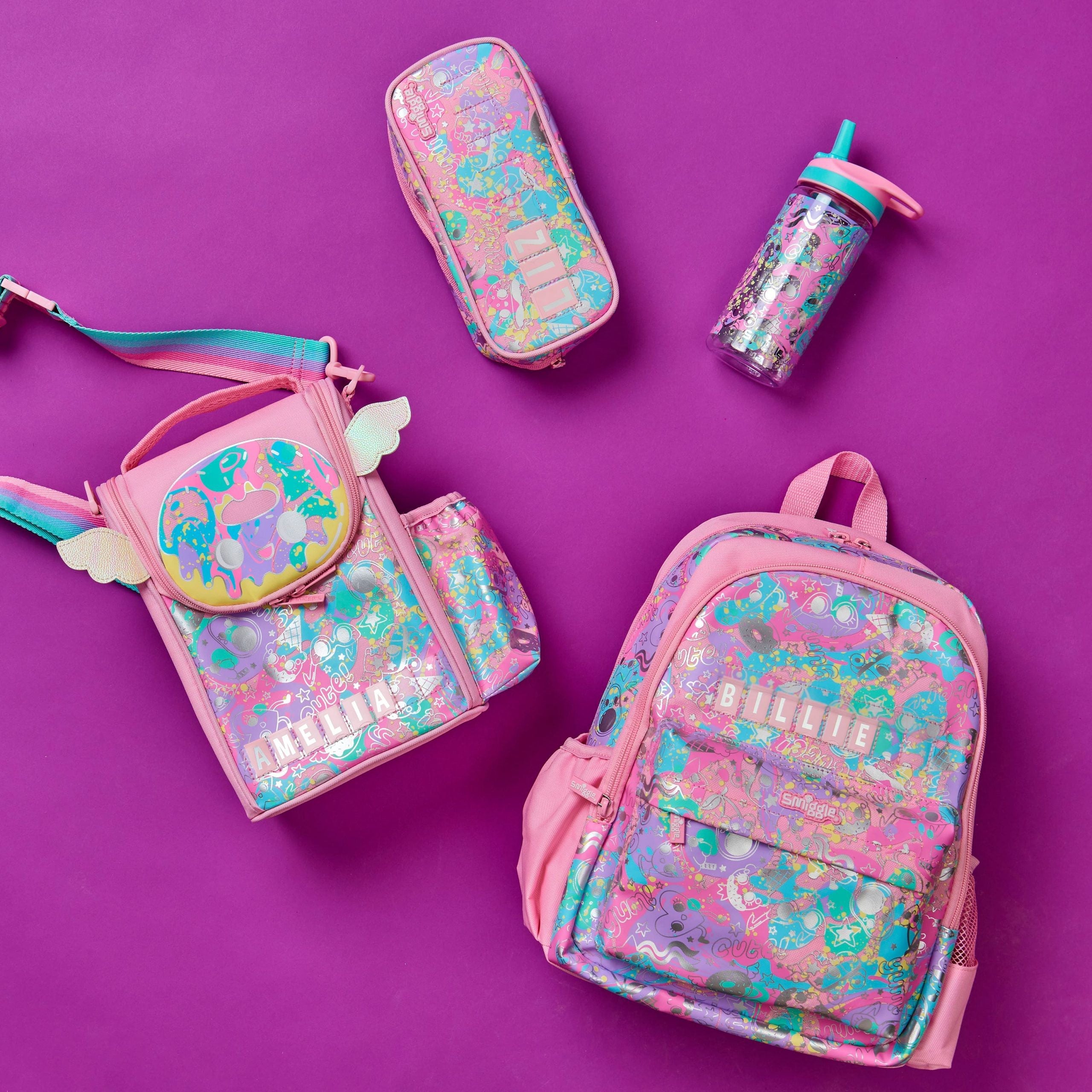 Smiggle - Sky Hi Mochila Junior con Identificación