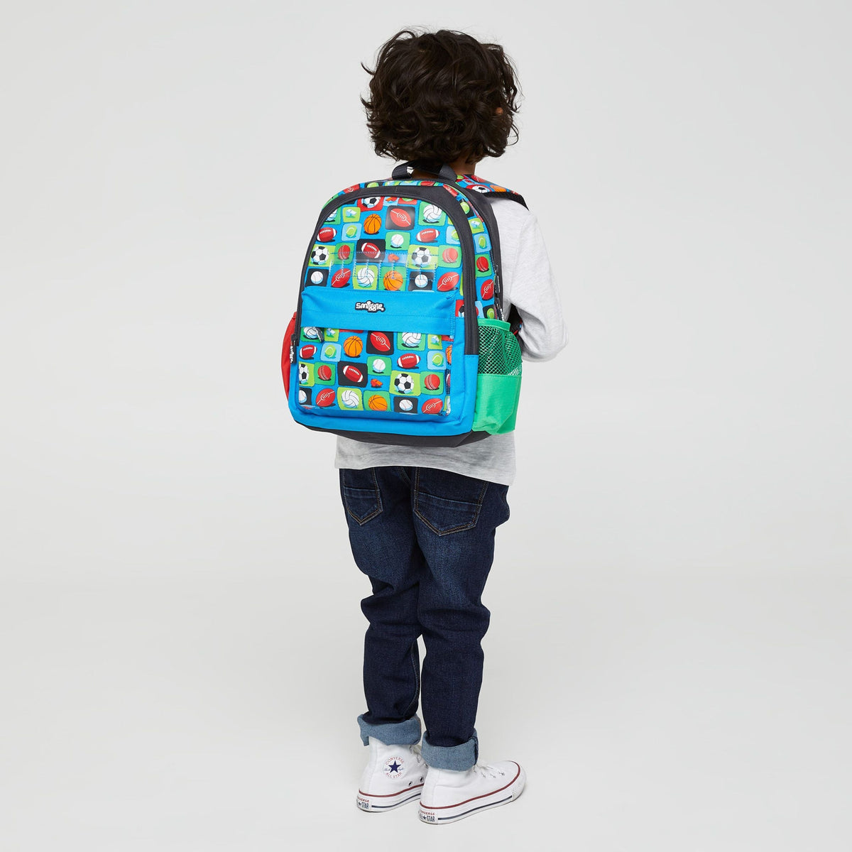 Smiggle - Sky Hi Mochila Junior con Identificación