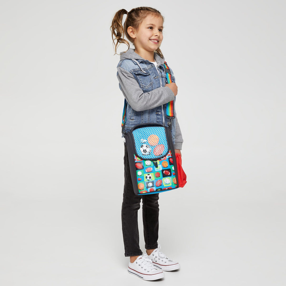 Smiggle - Bolso Bandolera Junior Sky Hi y Fiambrera
