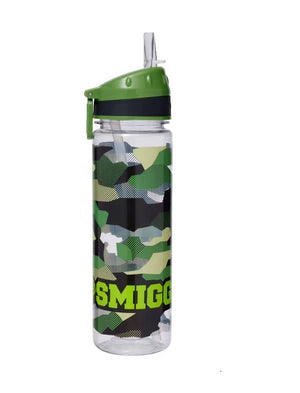 Smiggle - Smiggler Botella de agua sin BPA con pajita de 650 ml