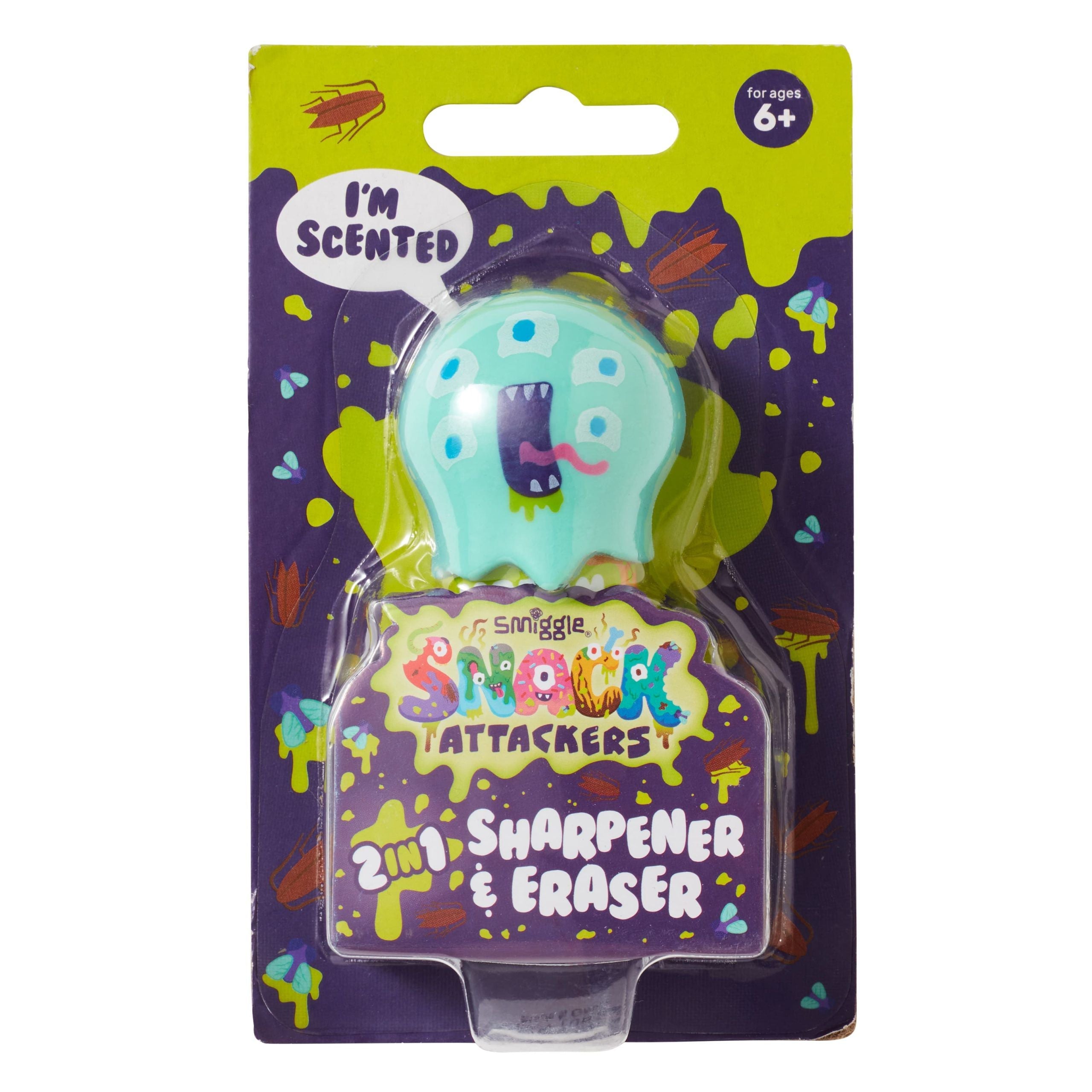 Smiggle - Sacapuntas Snack Attackers