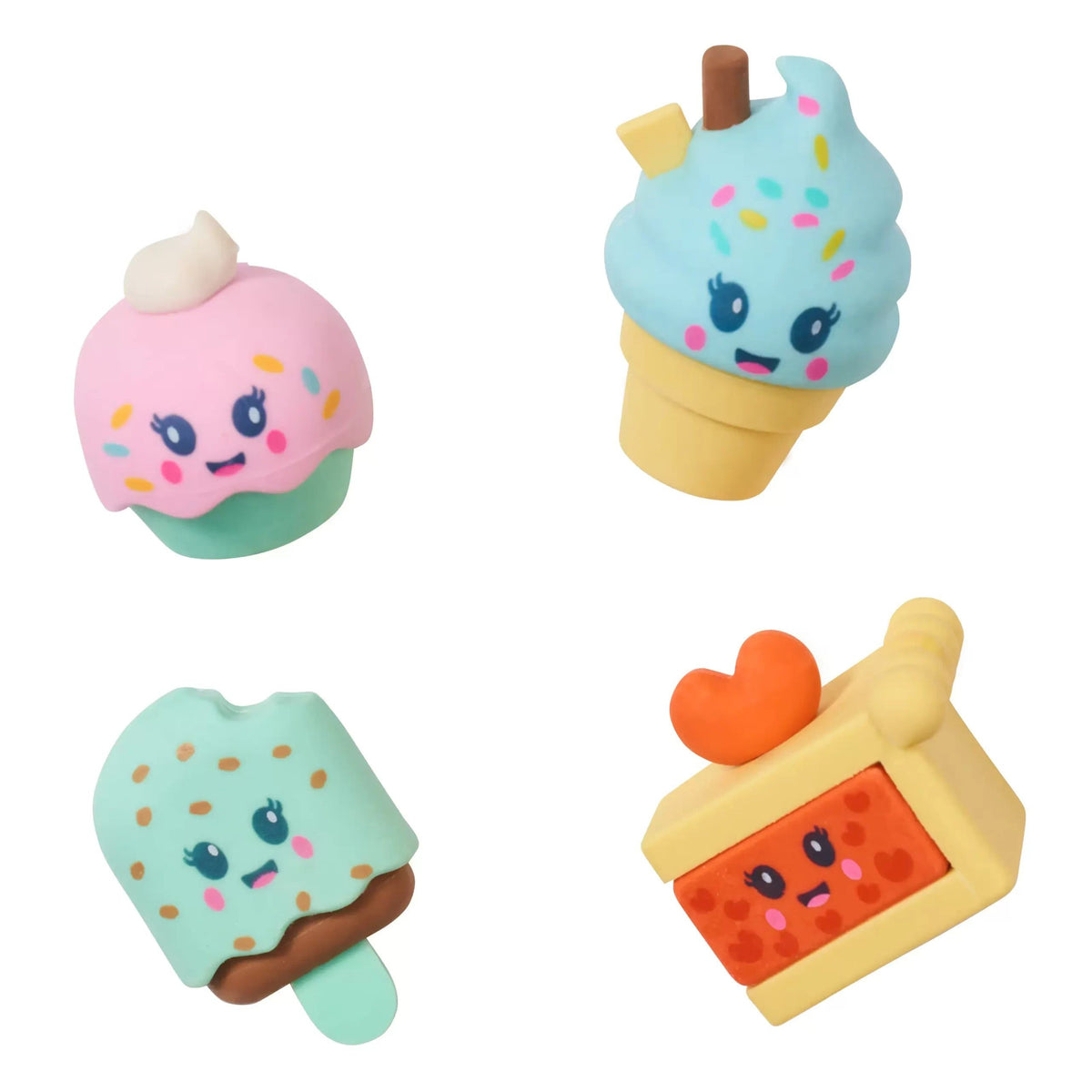 Smiggle - Paquete de 4 gomas de borrar perfumadas Snackies