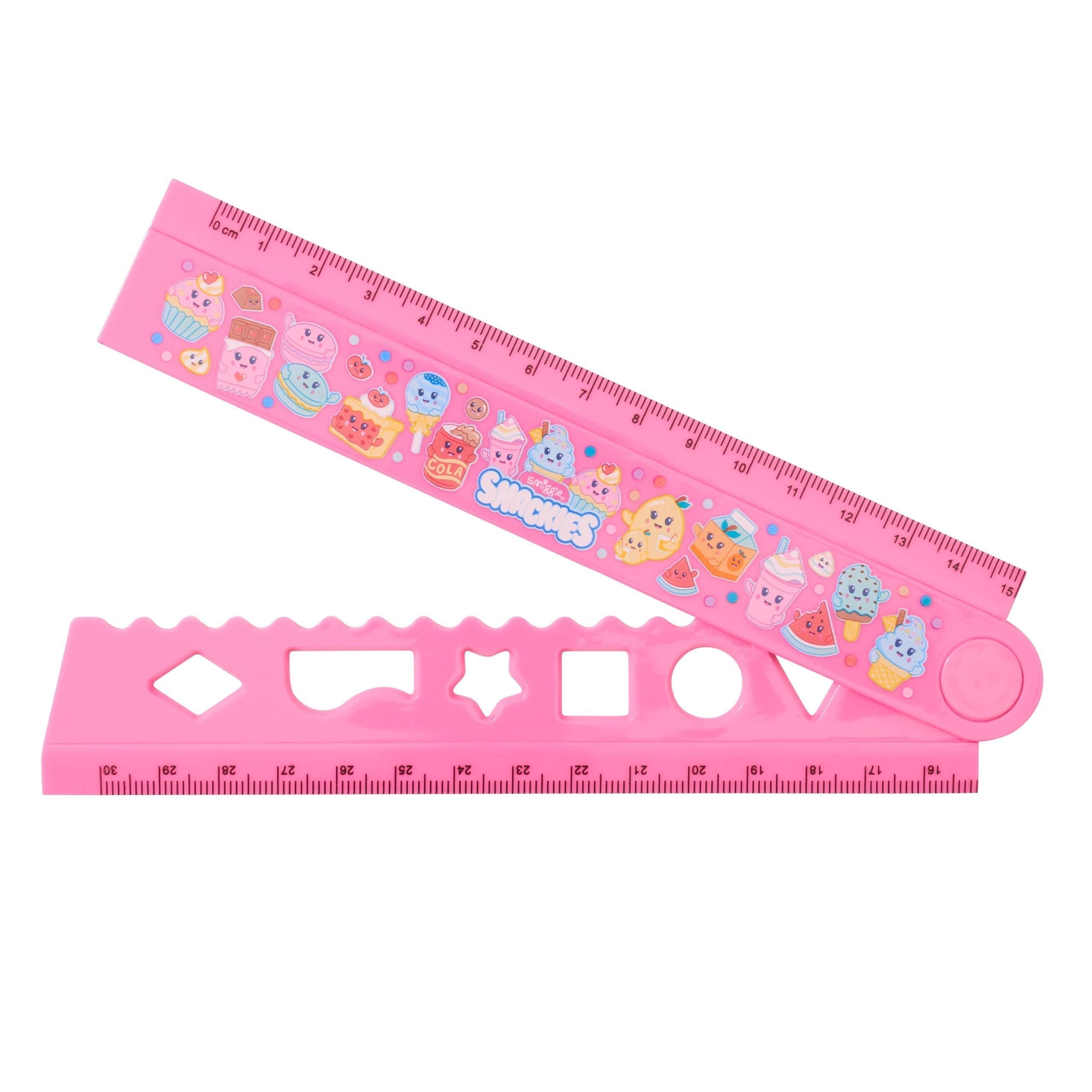 Smiggle - Regla de 30 cm plegable Snackies