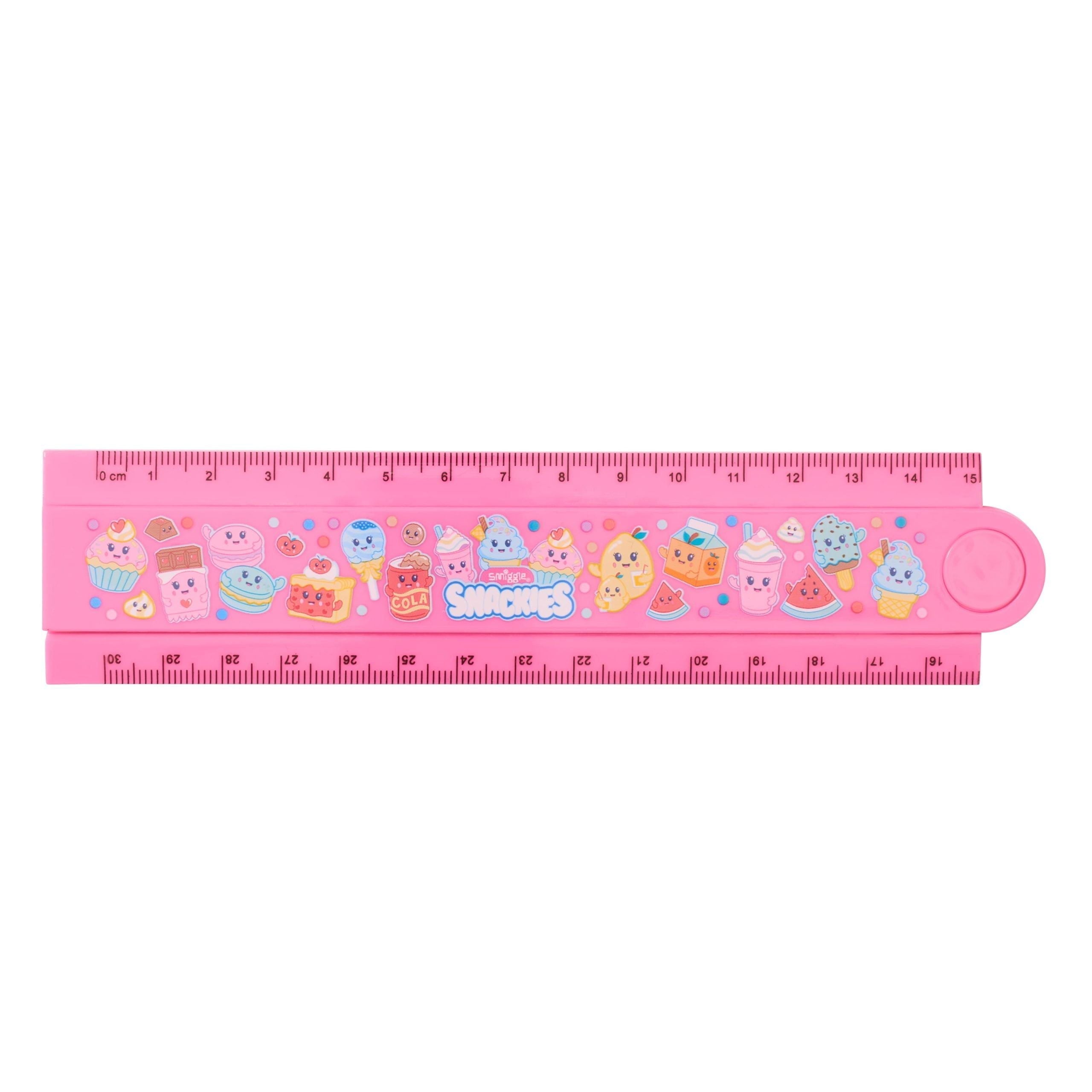 Smiggle - Regla de 30 cm plegable Snackies