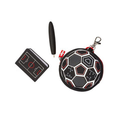 Smiggle - Mini bloc de notas, bolígrafo y llavero de fútbol