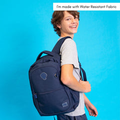 Smiggle - Mochila Impermeable Sorbet Azul Marino