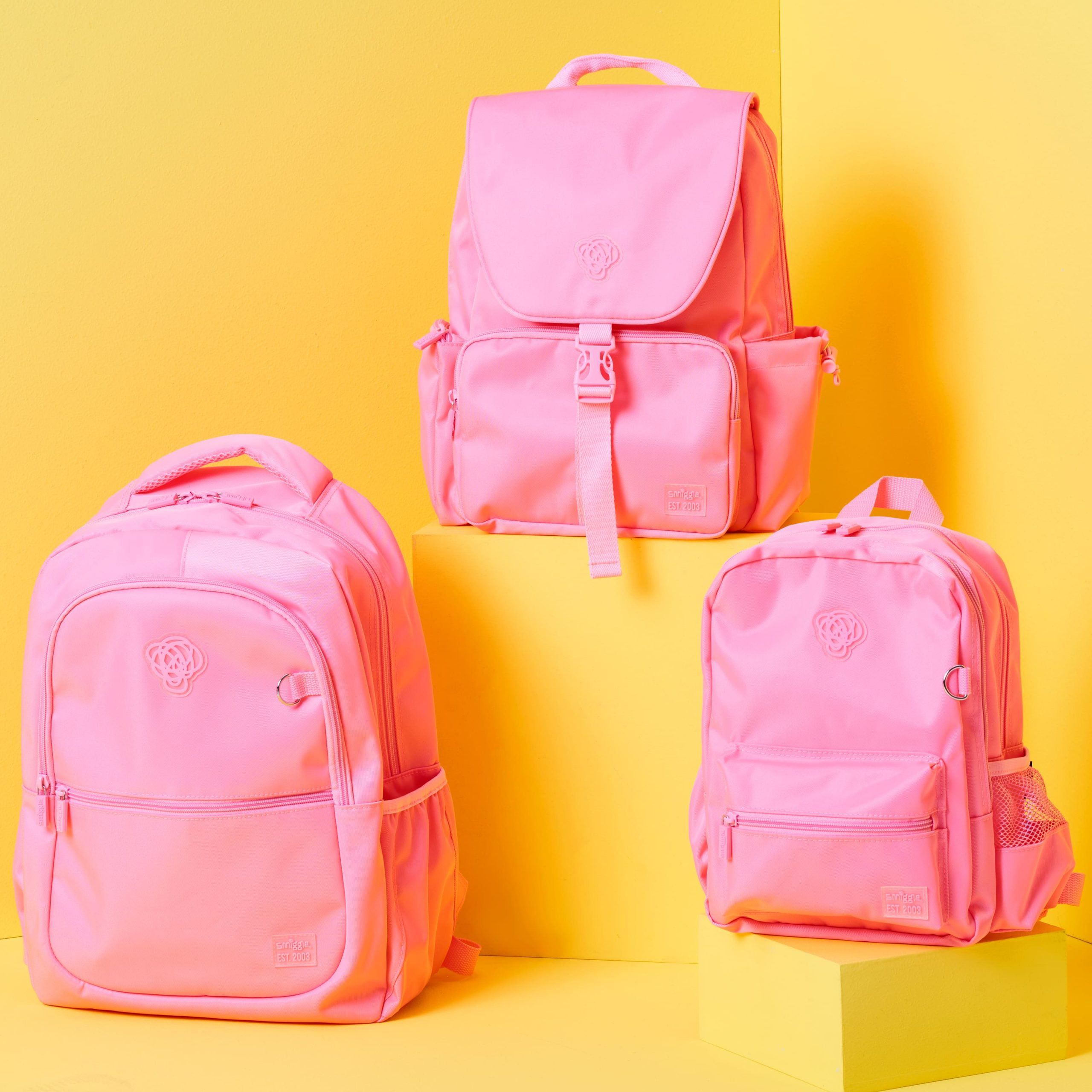 Smiggle - Mochila Impermeable Sorbet Mini Rosa