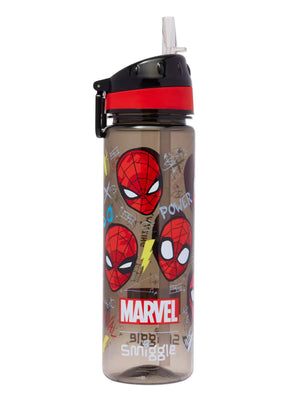 Smiggle - Botella de agua Spider-Man de 650 ml sin BPA