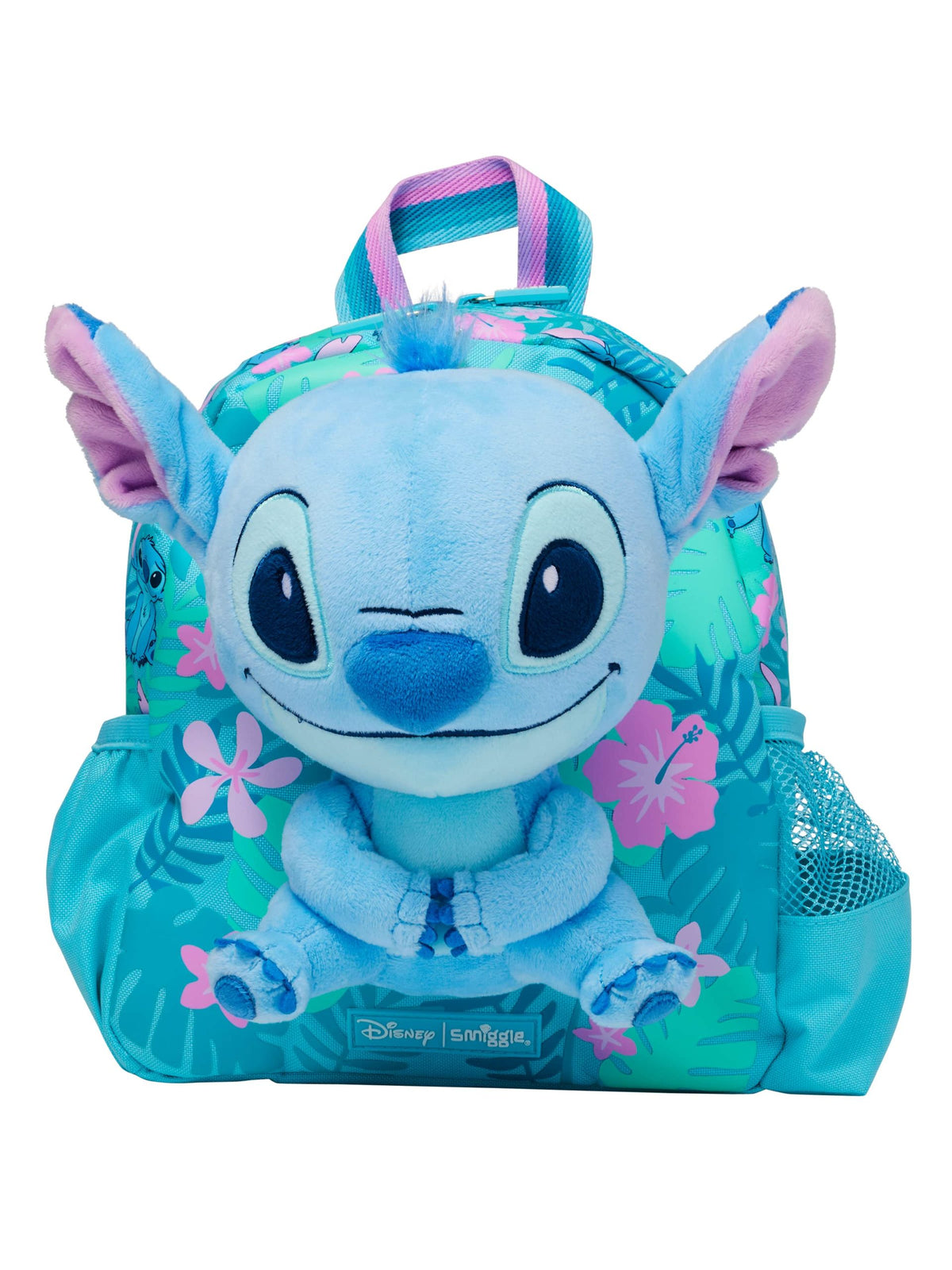 Smiggle - Mochila escolar para guardería Stitch con juguete extraíble