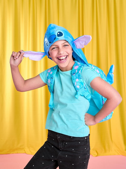 Mochila con Capucha para Preescolar Smiggle - Stitch Junior