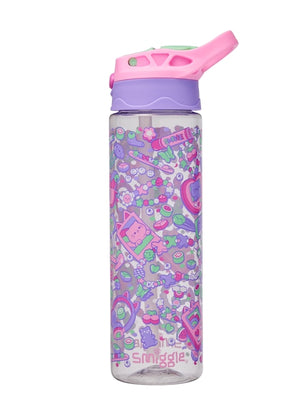 Smiggle - Botella de agua sin BPA de 650 ml con boquilla automática Super Charge