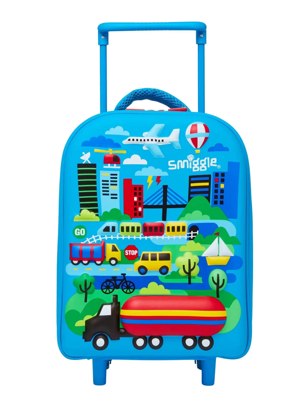 Smiggle - Mochila con ruedas para guardería, escuela y viajes