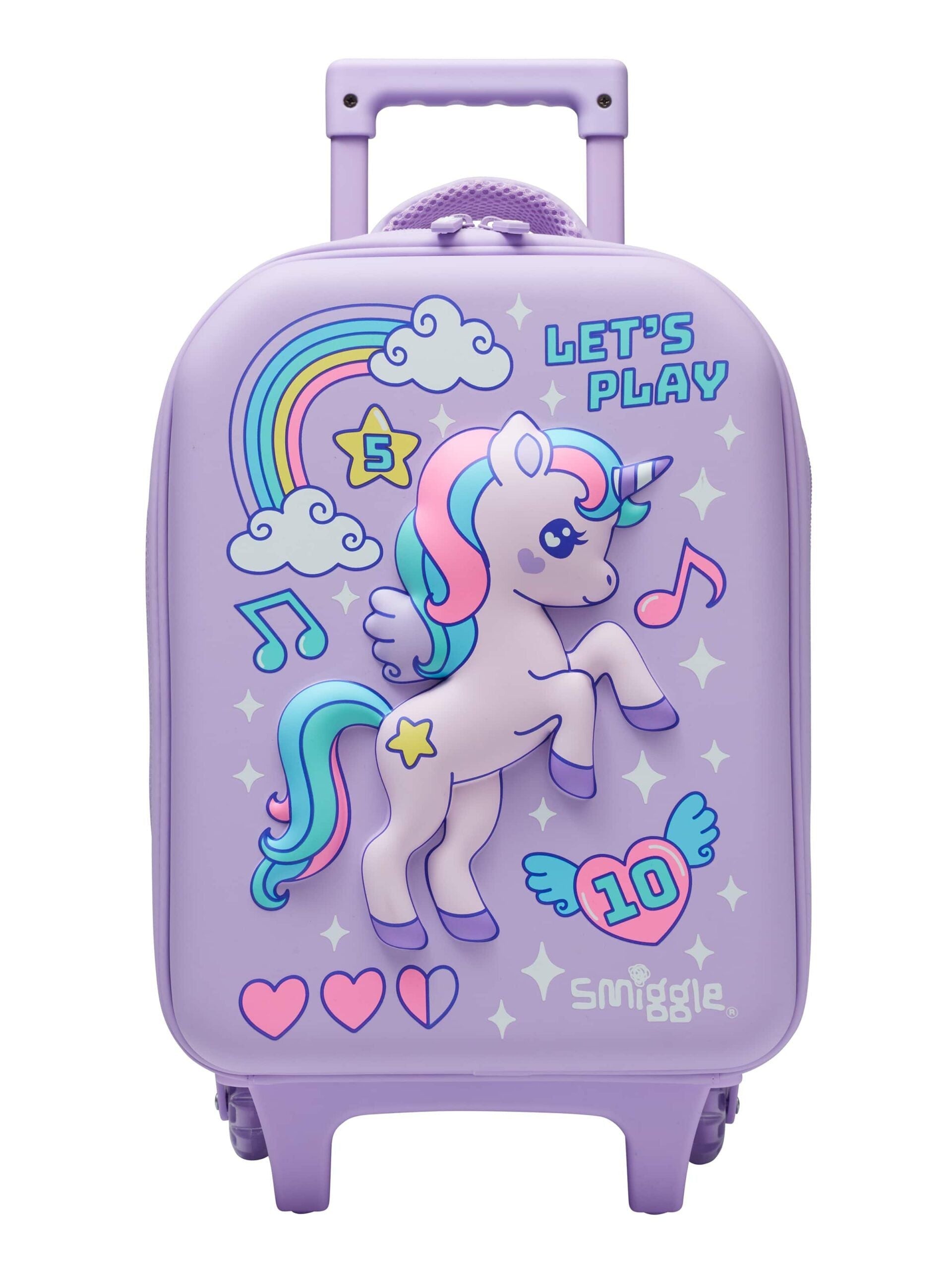 Smiggle - Mochila con ruedas para guardería, escuela y viajes