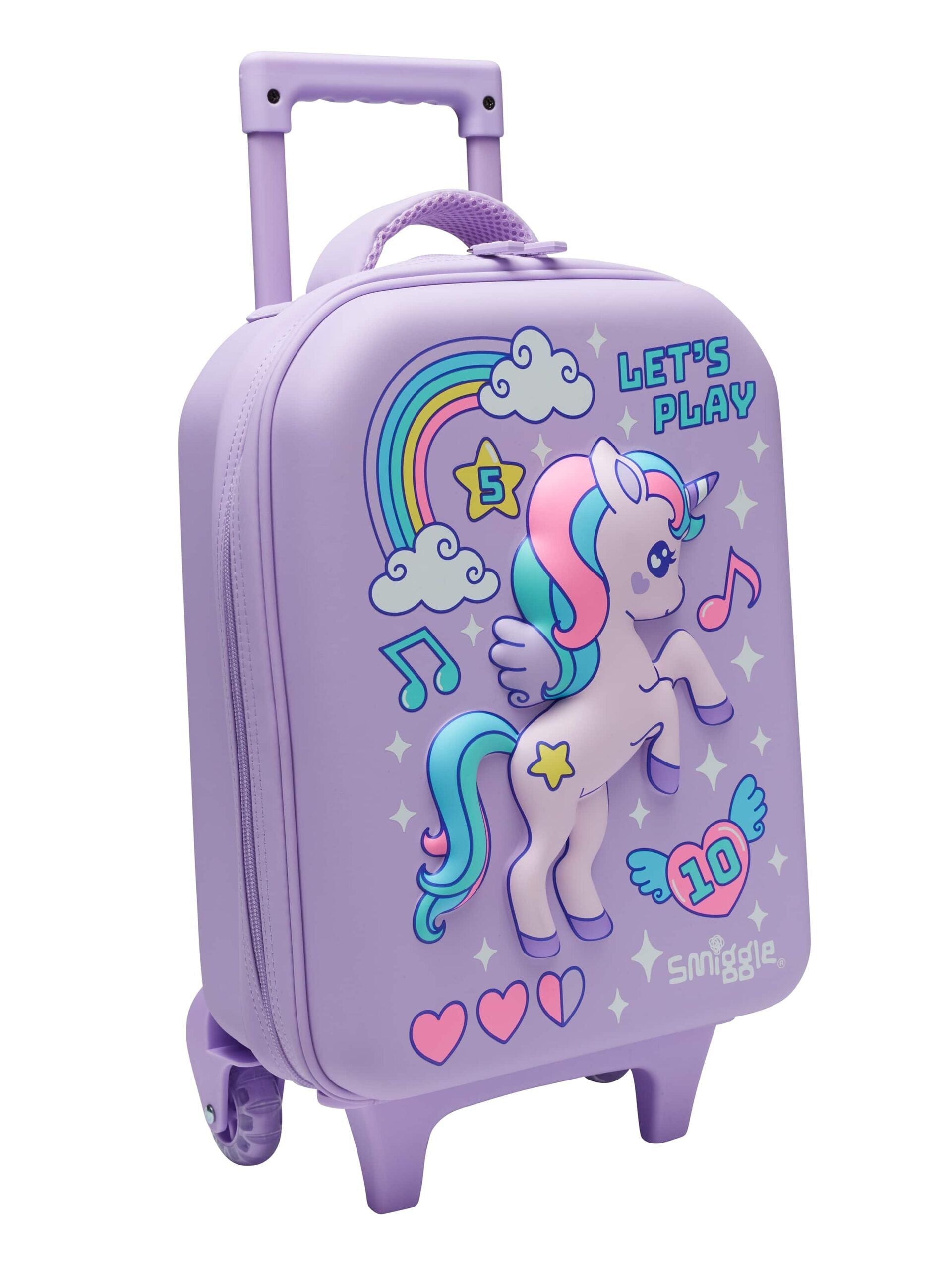 Smiggle - Mochila con ruedas para guardería, escuela y viajes