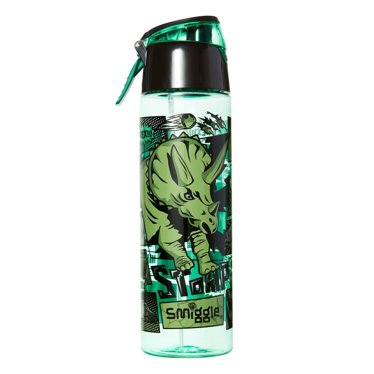 Smiggle - Botella de agua pulverizadora con pajita Thrive, sin BPA, 760 ml