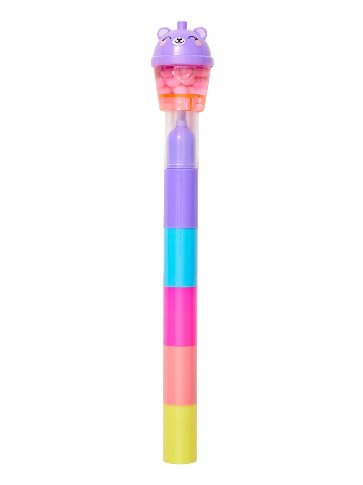 Smiggle - Marcador fluorescente divertido con olor y topper