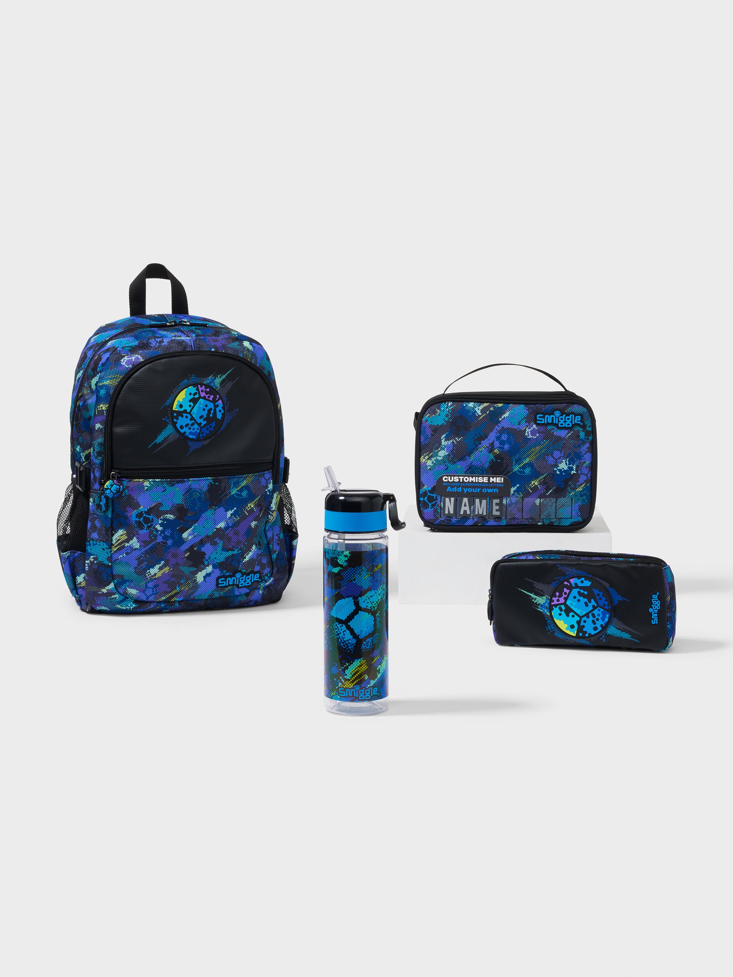 Smiggle - Set de mochila de 4 piezas Trailblazer
