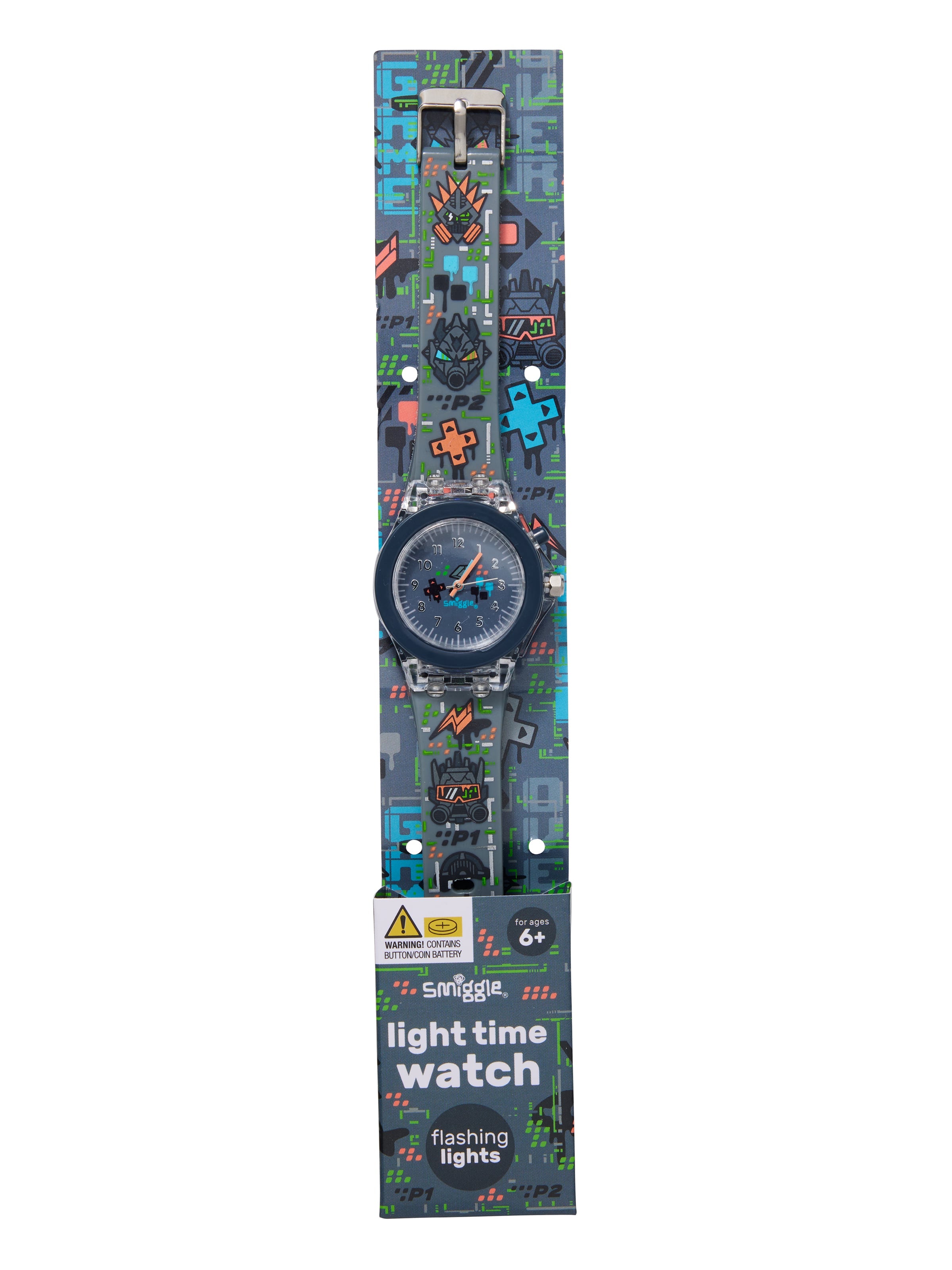 Smiggle - Reloj luminiscente Trailblazer