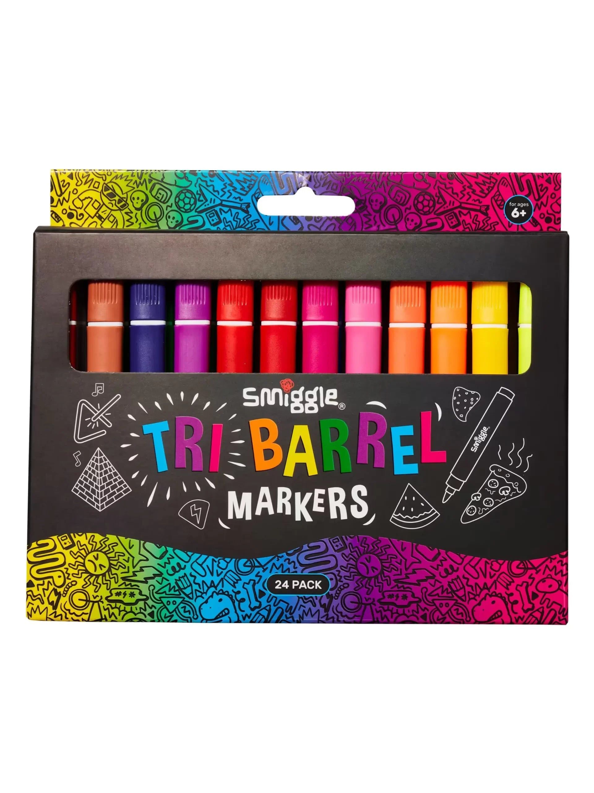 Smiggle - Resaltador Triangular Pack X24