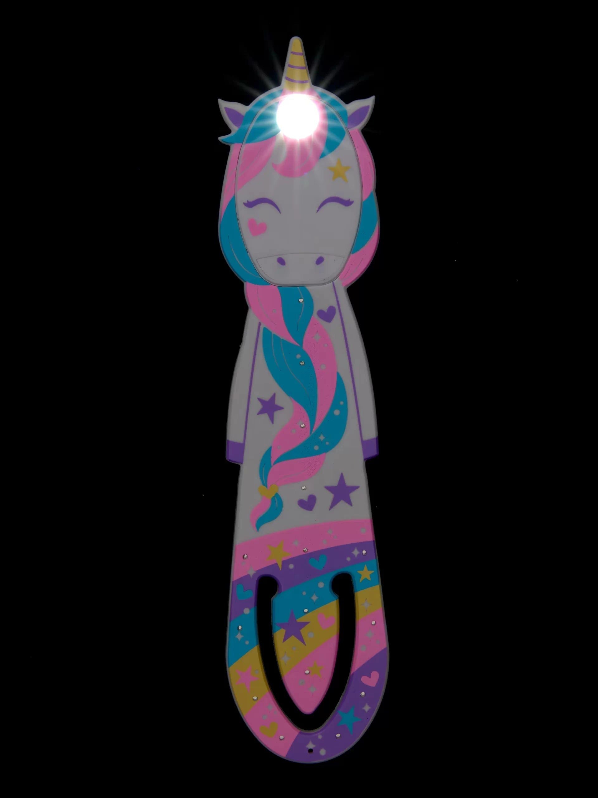 Smiggle - Marcapáginas luminoso de unicornio