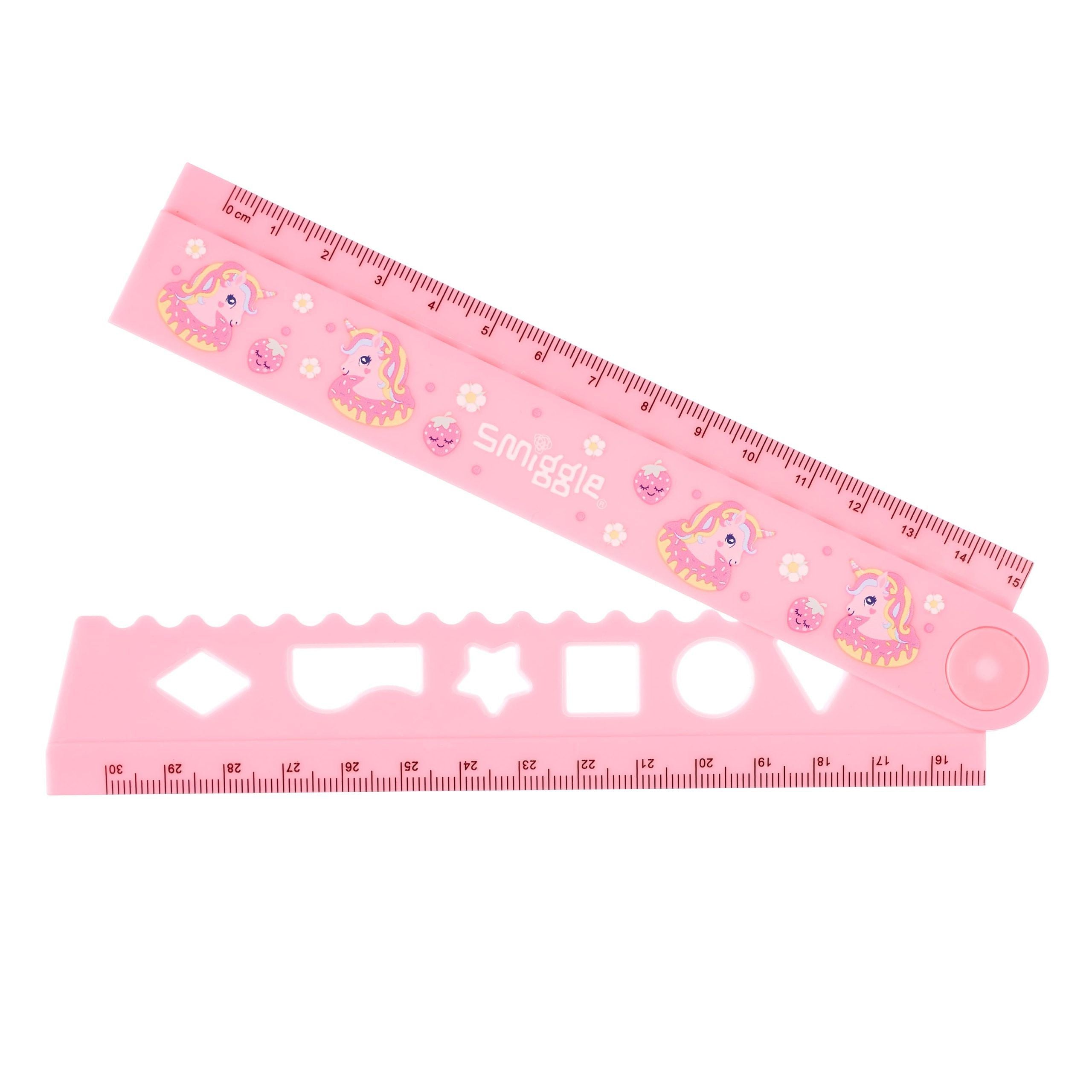 Smiggle - Regla plegable y moldeable Unicorn