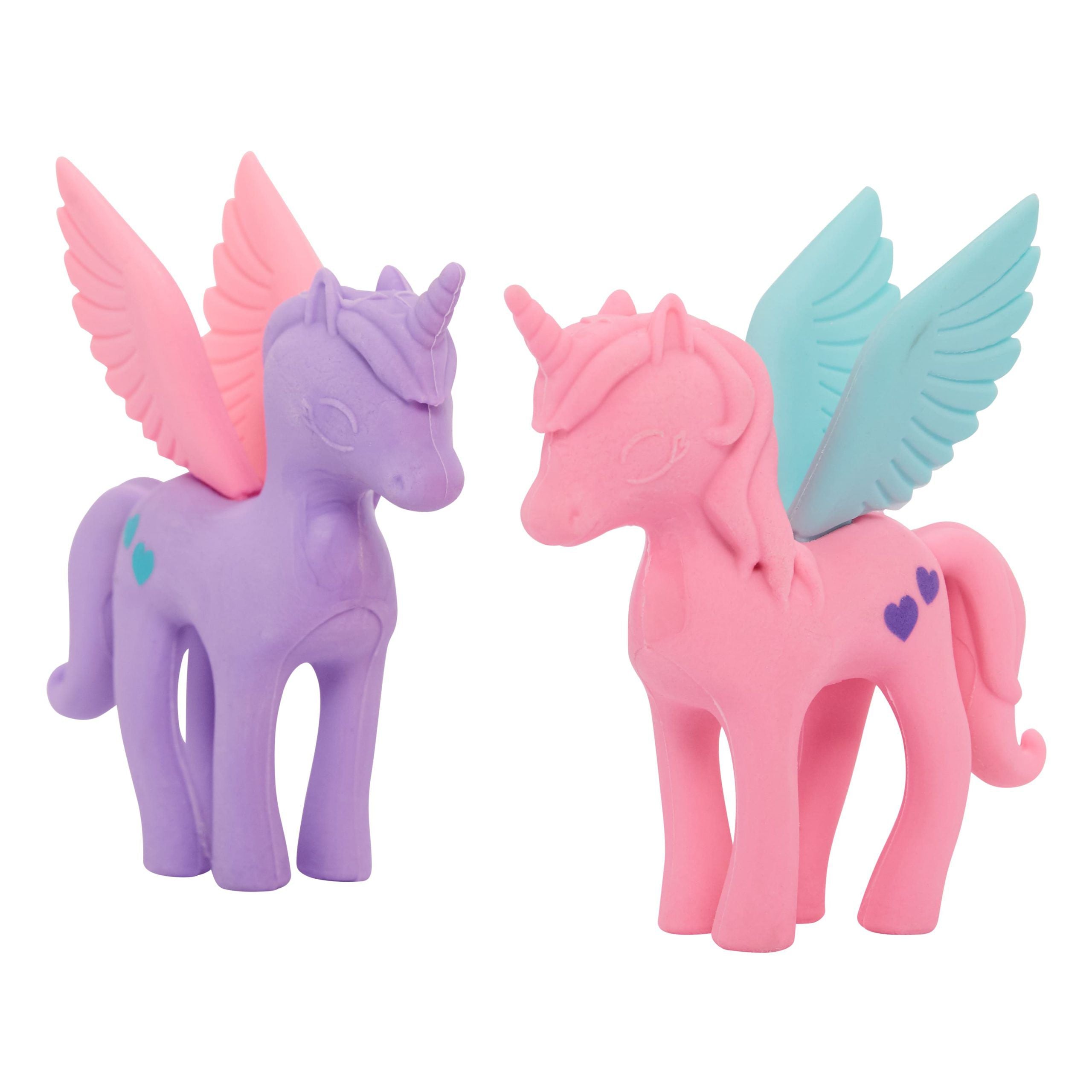 Smiggle - Pack de gomas de borrar perfumadas de unicornio