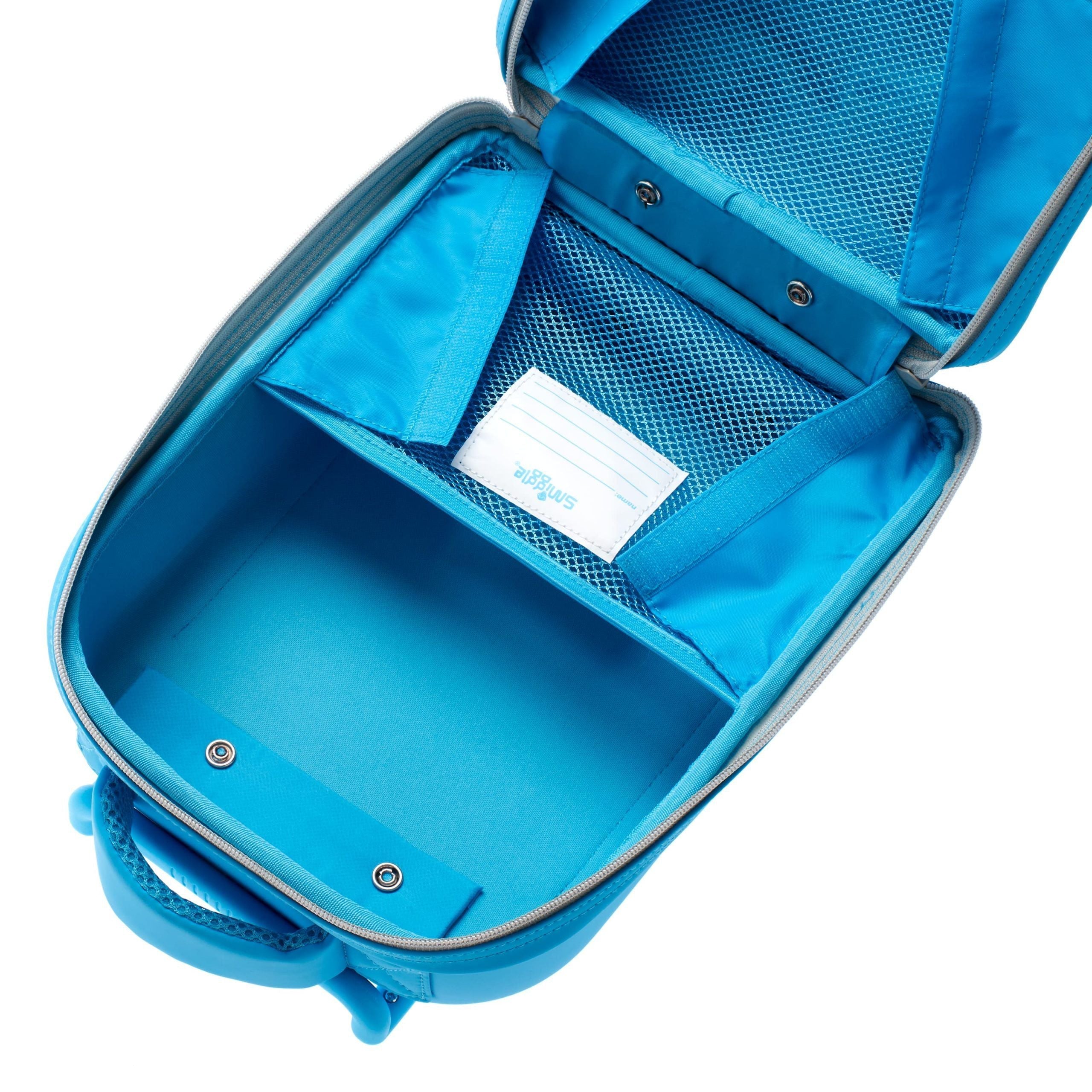 Smiggle - Maleta escolar y de viaje con ruedas, luces de arriba y abajo