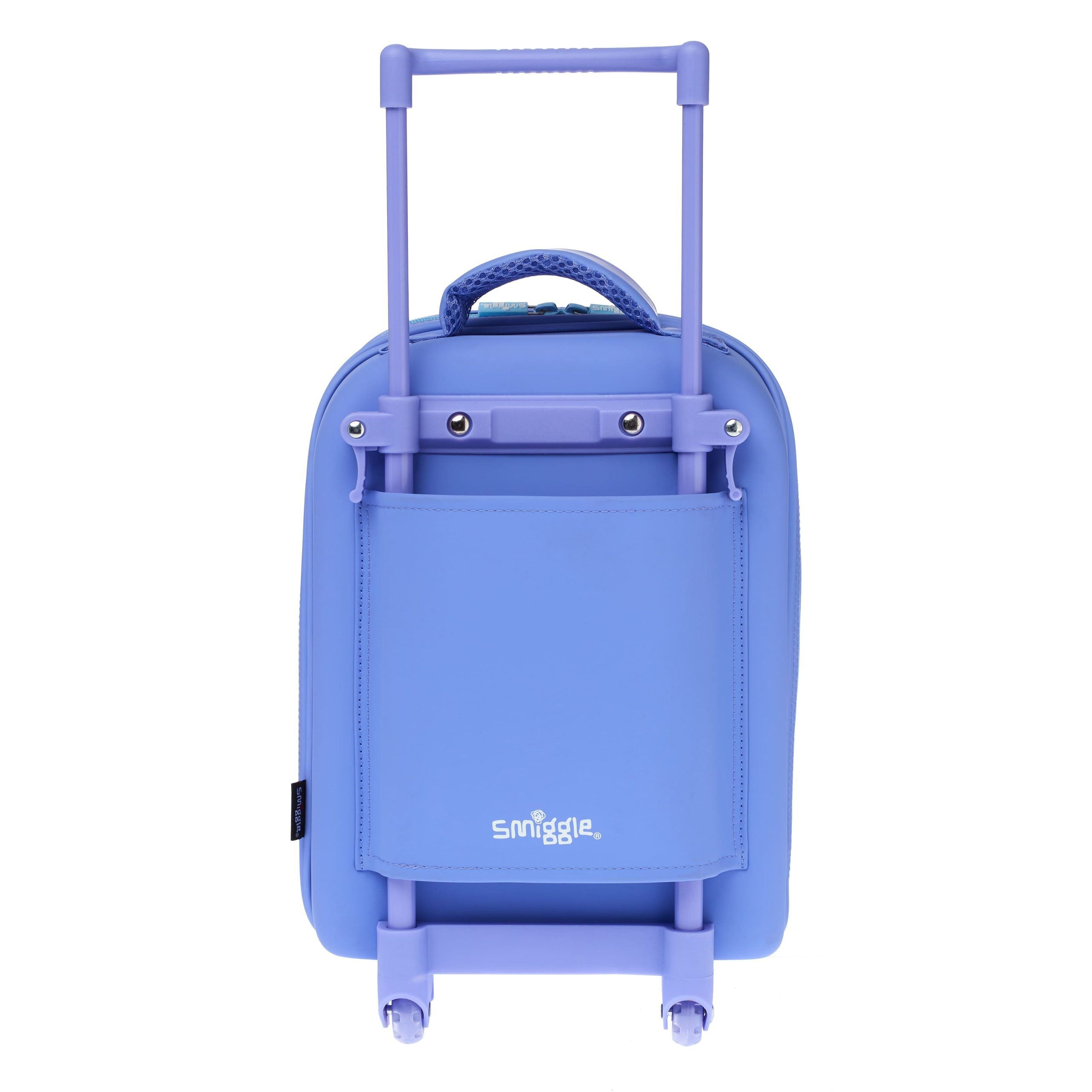Smiggle - Maleta escolar y de viaje con ruedas, luces de arriba y abajo