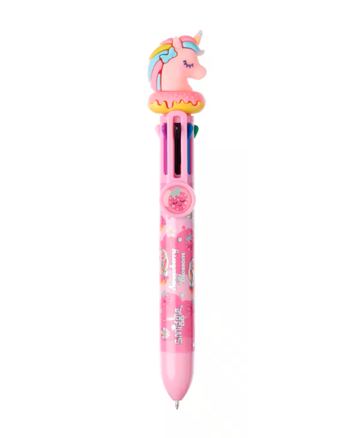 Smiggle - Bolígrafo de tinta de 8 colores Rainbow Uverse