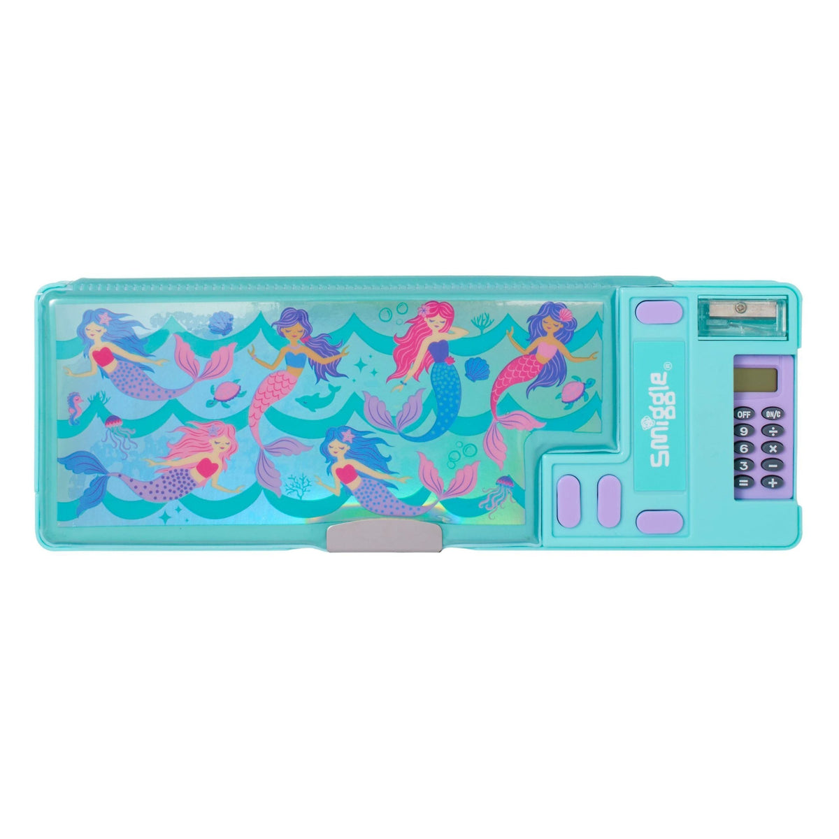Smiggle - Estuche automático para lápices con calculadora Vibin