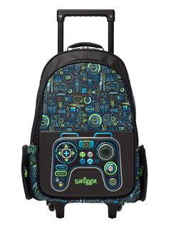 Smiggle – Maleta con ruedas, iluminada y virtual