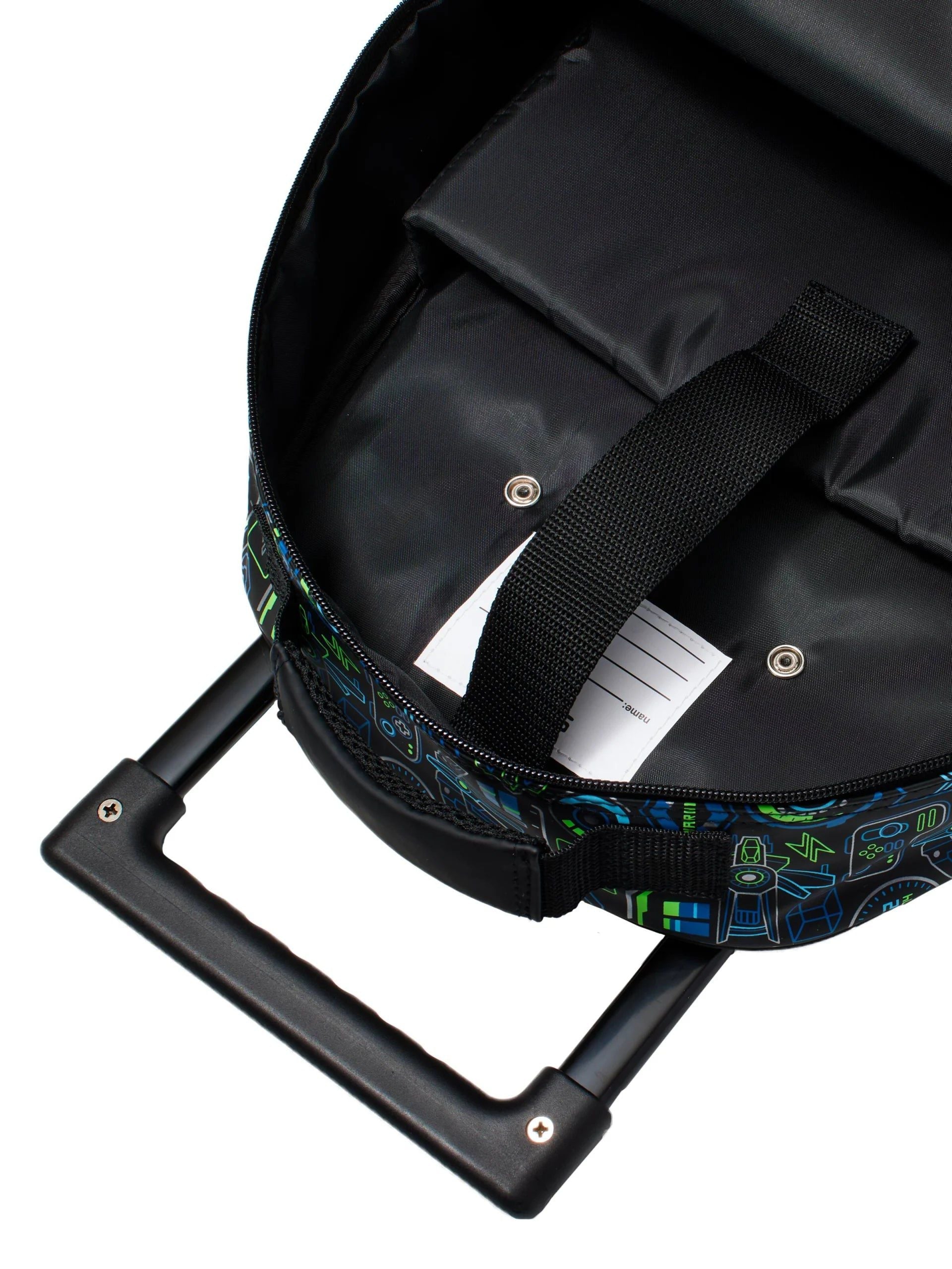 Smiggle – Maleta con ruedas, iluminada y virtual