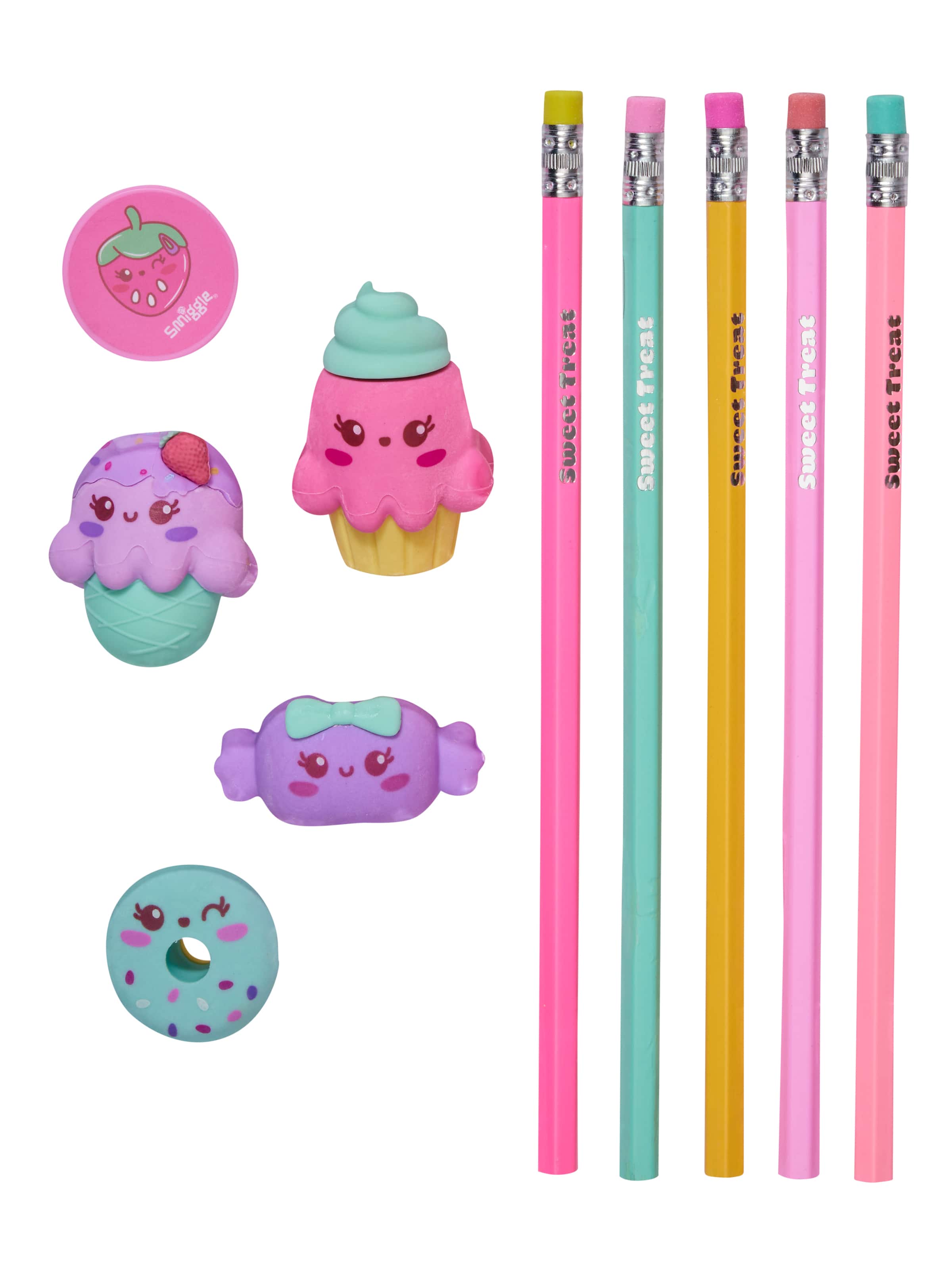 Smiggle - Estuche de lápices de goma Vision