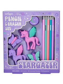 Smiggle - Set de goma de borrar y lápices Vision