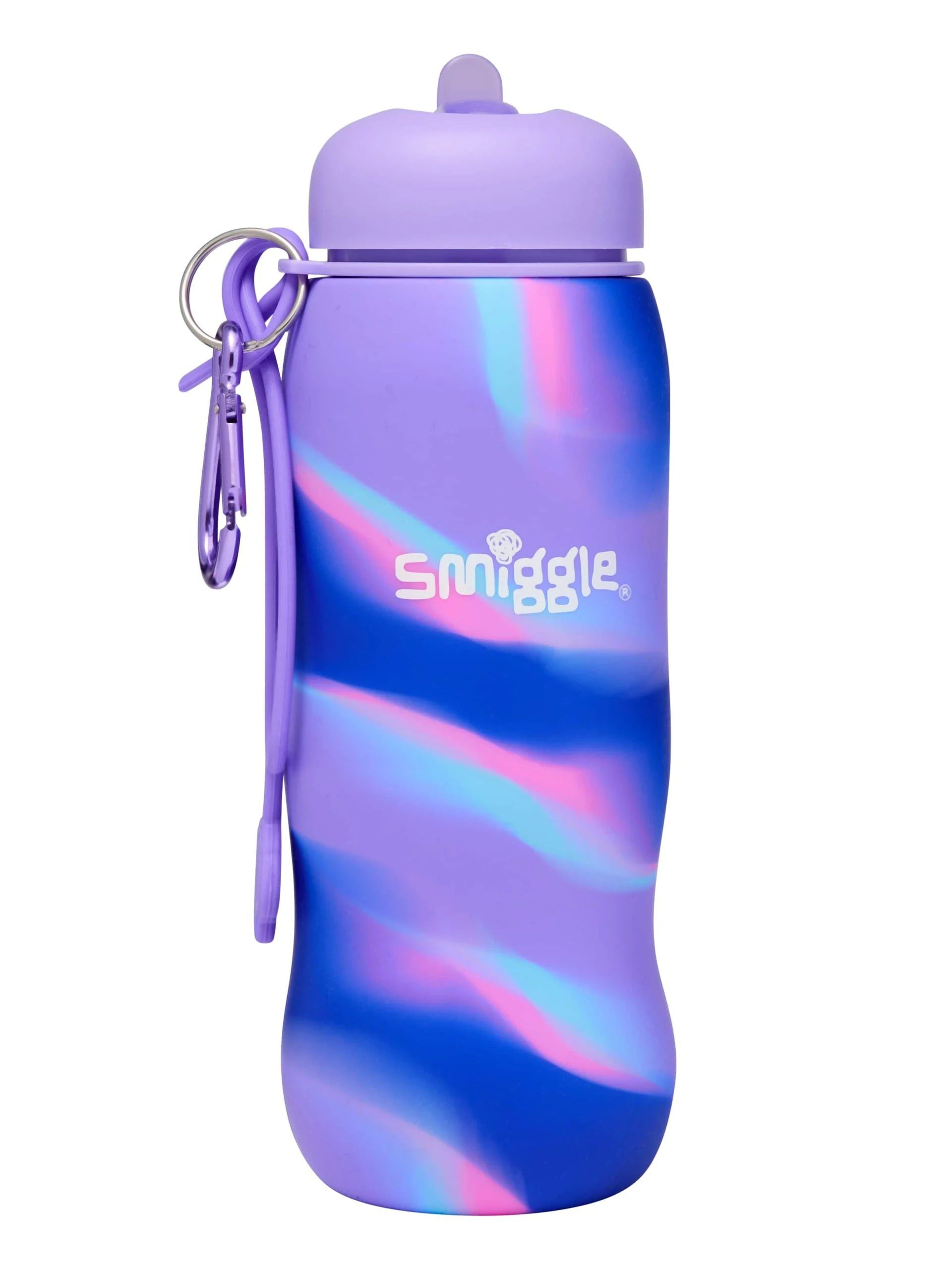 Smiggle - Botella plegable de silicona Vivid de 630 ml