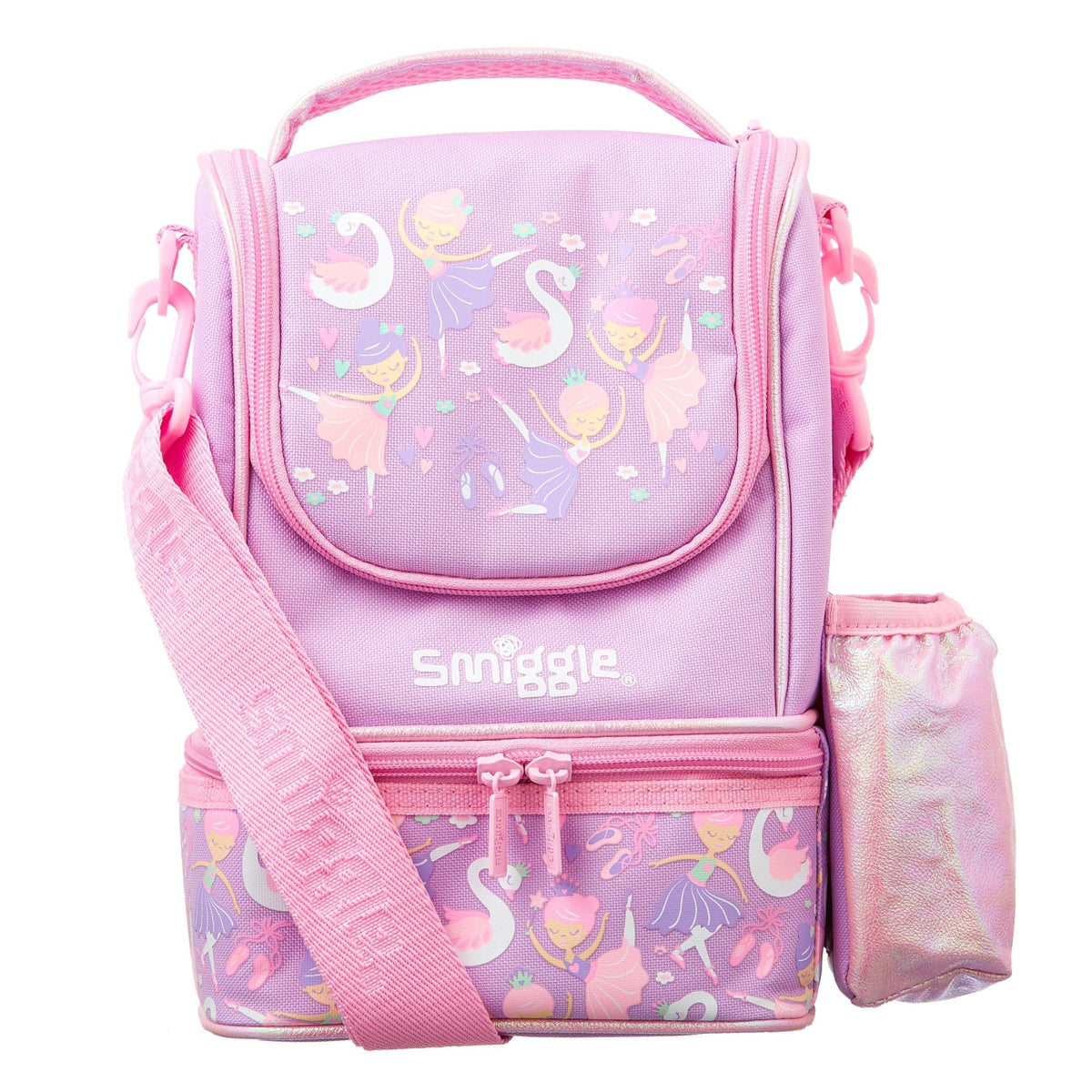 Smiggle - Lonchera y bolsa de viaje con correa Wander Junior
