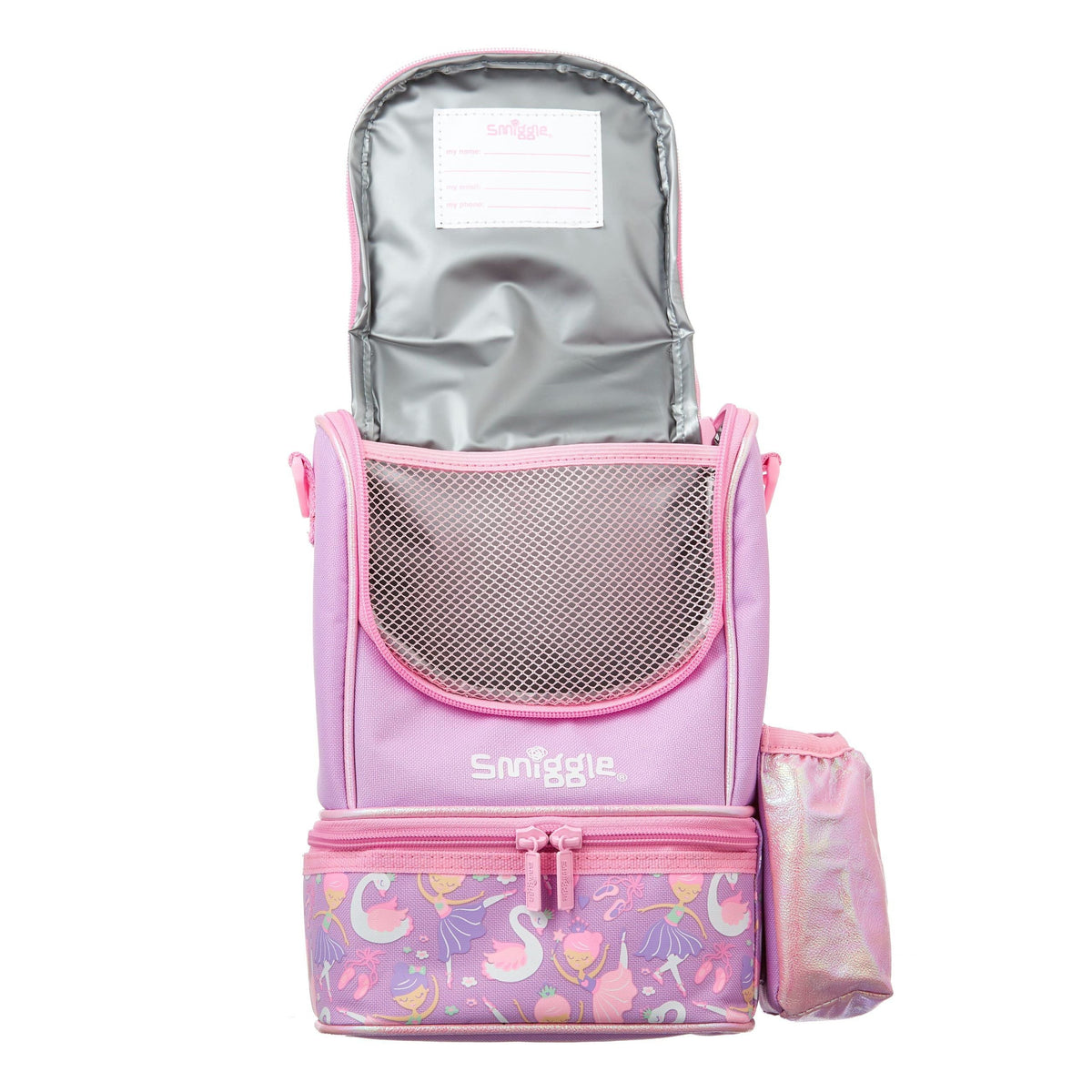 Smiggle - Lonchera y bolsa de viaje con correa Wander Junior