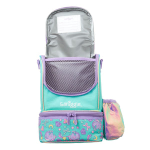 Smiggle - Lonchera y bolsa de viaje con correa Wander Junior