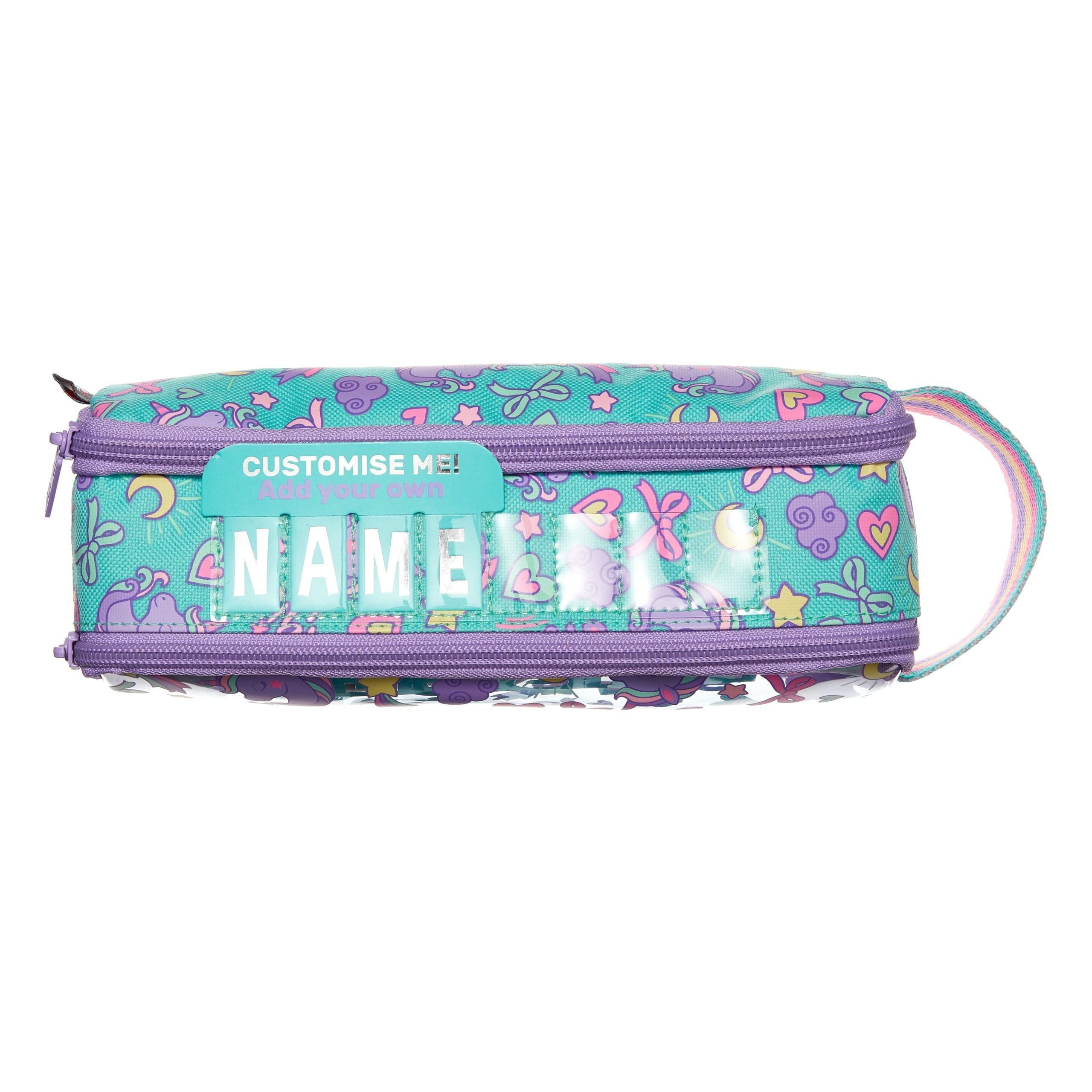 Smiggle - Estuche Junior Wander con etiqueta de nombre