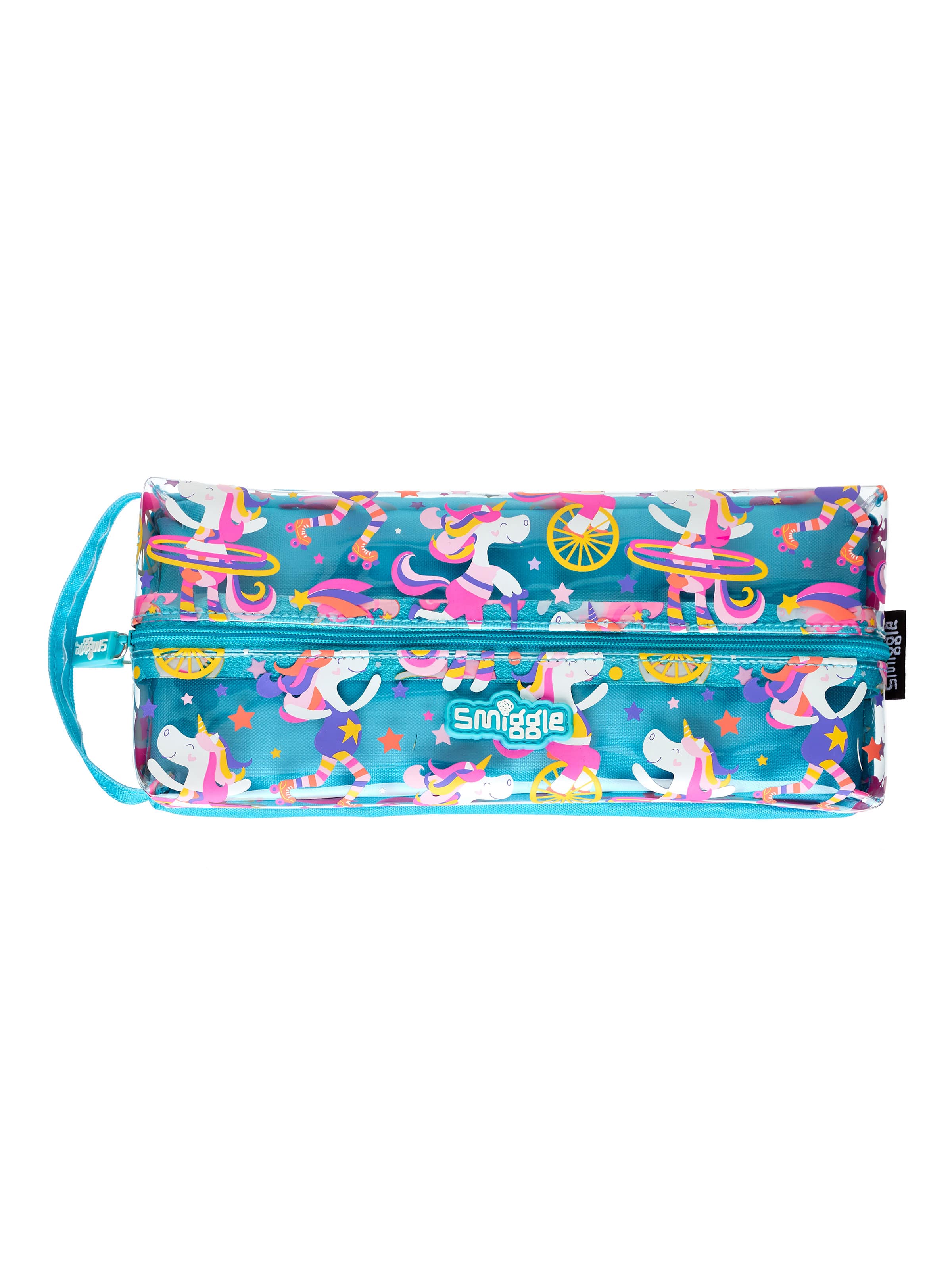 Estuche con cremallera Smiggle - Whirl Junior Flip