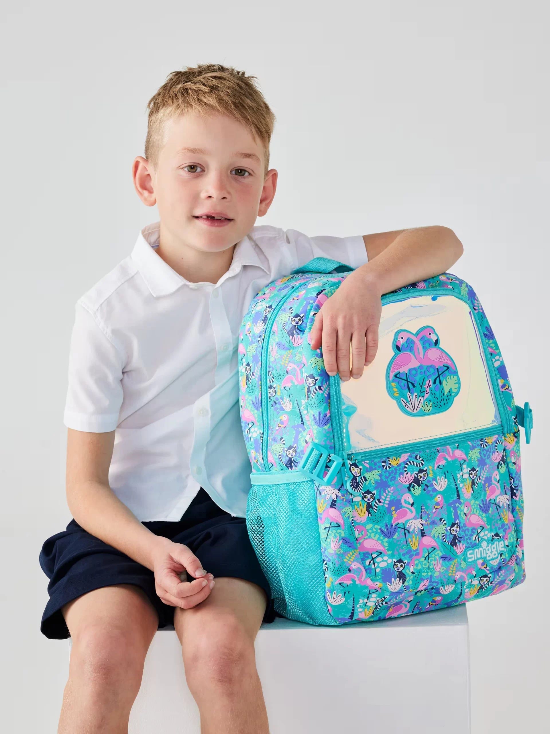 Smiggle - Juego de mochila escolar Wild Side de 3 piezas