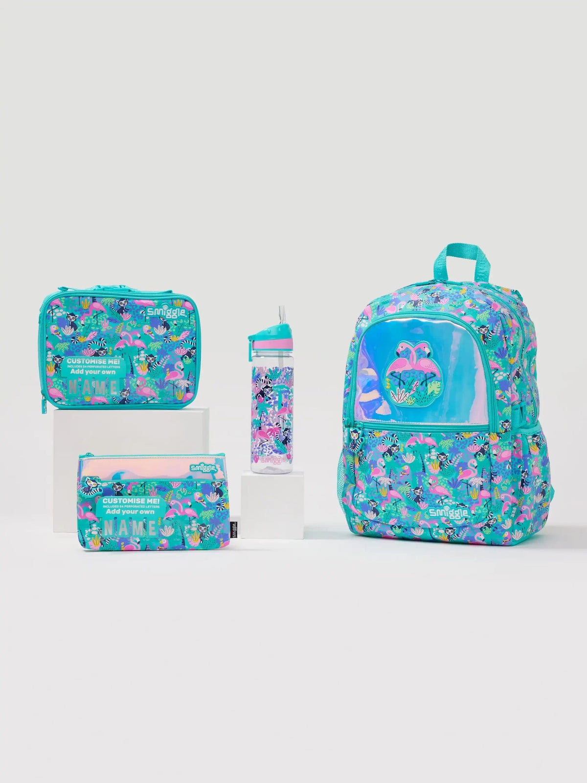 Smiggle - Set de 4 mochilas escolares Wild Side