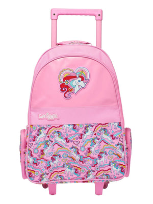 Smiggle - Mochila con ruedas iluminada Wild Side